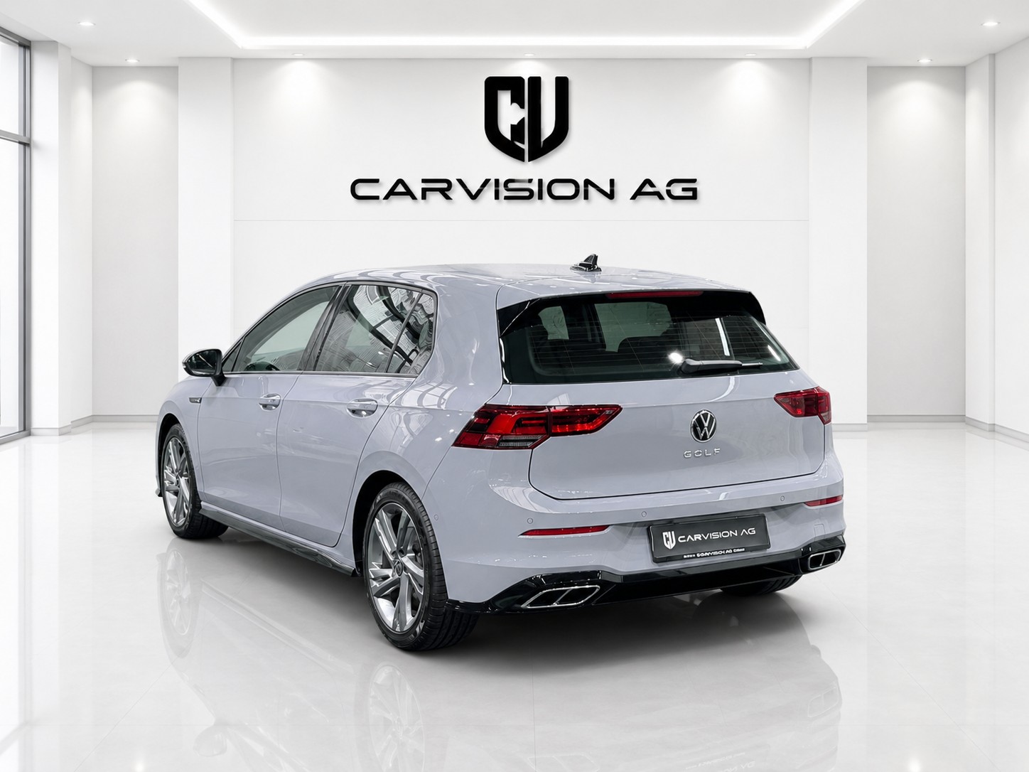 VW Golf 2.0 TDI R-Line DSG * Black Style * Mondsteingrau *-image-4