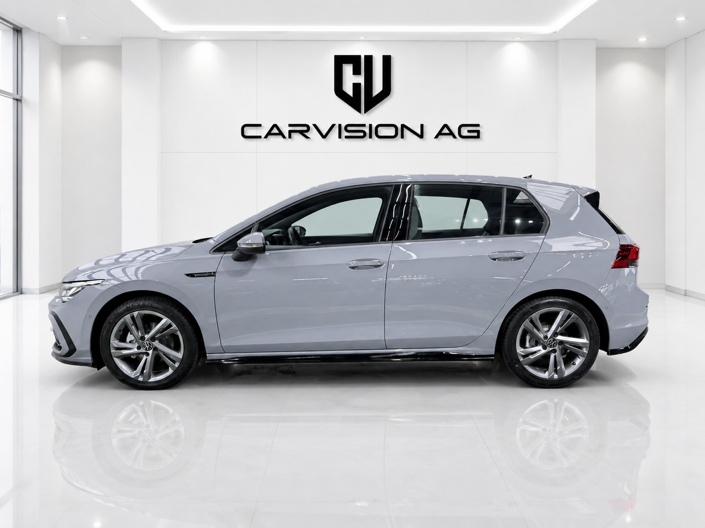 VW Golf 2.0 TDI R-Line DSG * Black Style * Mondsteingrau *-image-3
