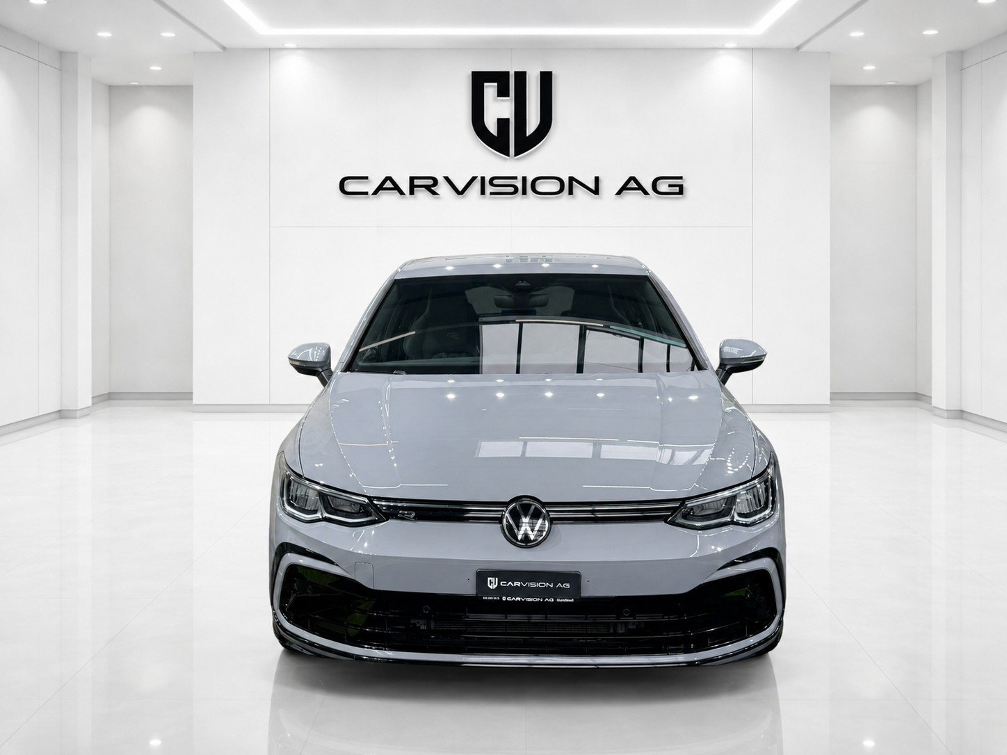 VW Golf 2.0 TDI R-Line DSG * Black Style * Mondsteingrau *-image-1