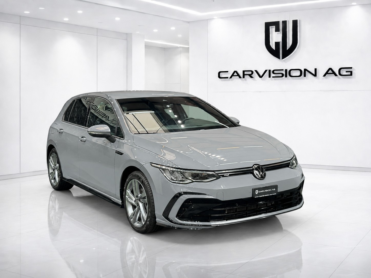 VW Golf 2.0 TDI R-Line DSG * Black Style * Mondsteingrau *-image-2