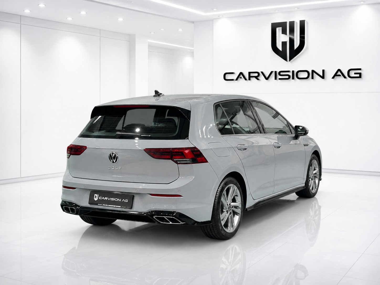 VW Golf 2.0 TDI R-Line DSG * Black Style * Mondsteingrau *-image-6