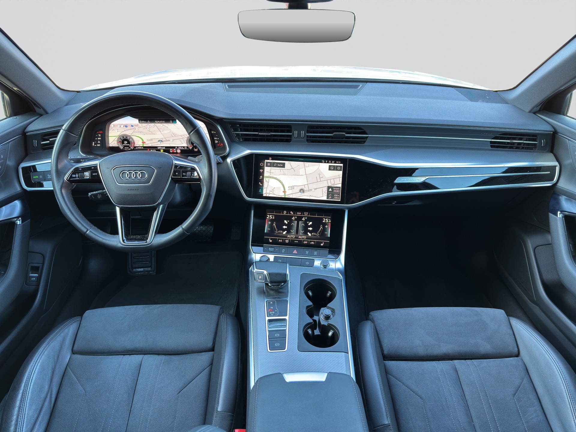 AUDI A6 Avant 45 TFSI S line quattro Schwarz Optik-image-14