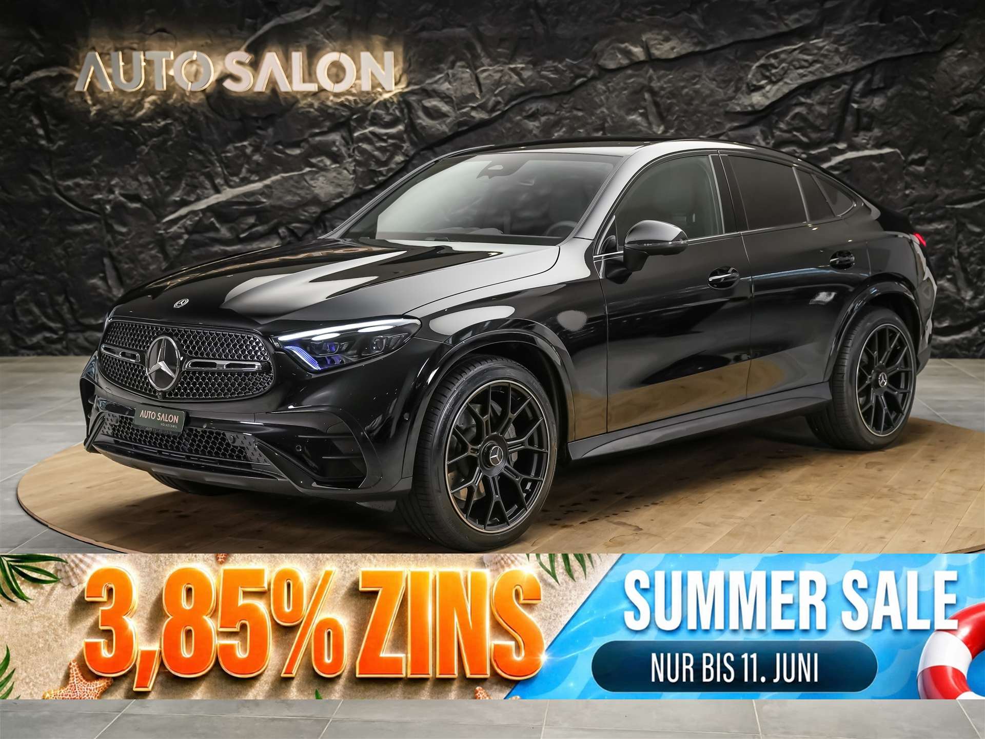 MERCEDES-BENZ GLC 200 AMG Line 4matic Coupé *Werksgarantie*21" Felgen*Night Paket*Abstandsregler*-image-0
