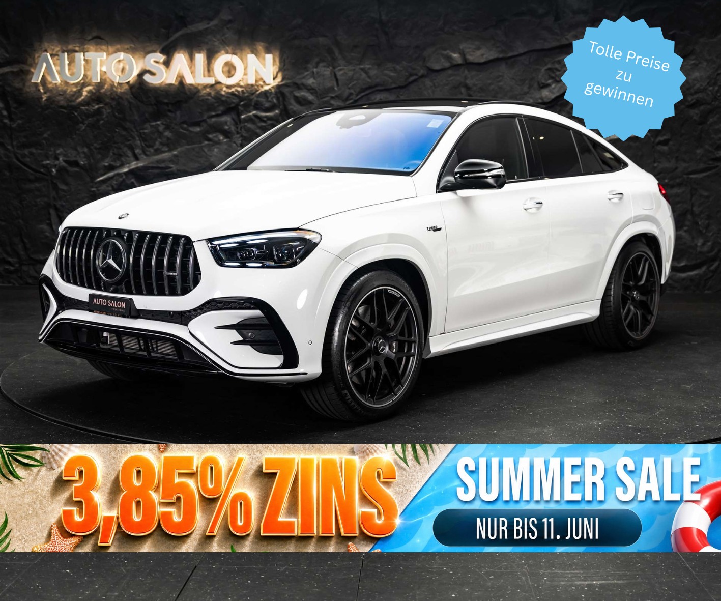 MERCEDES-BENZ GLE Coupé 53 AMG Hybrid 4Matic+ 9G-Tronic *619 PS*aus 1. Hand*Panorama*-image-0