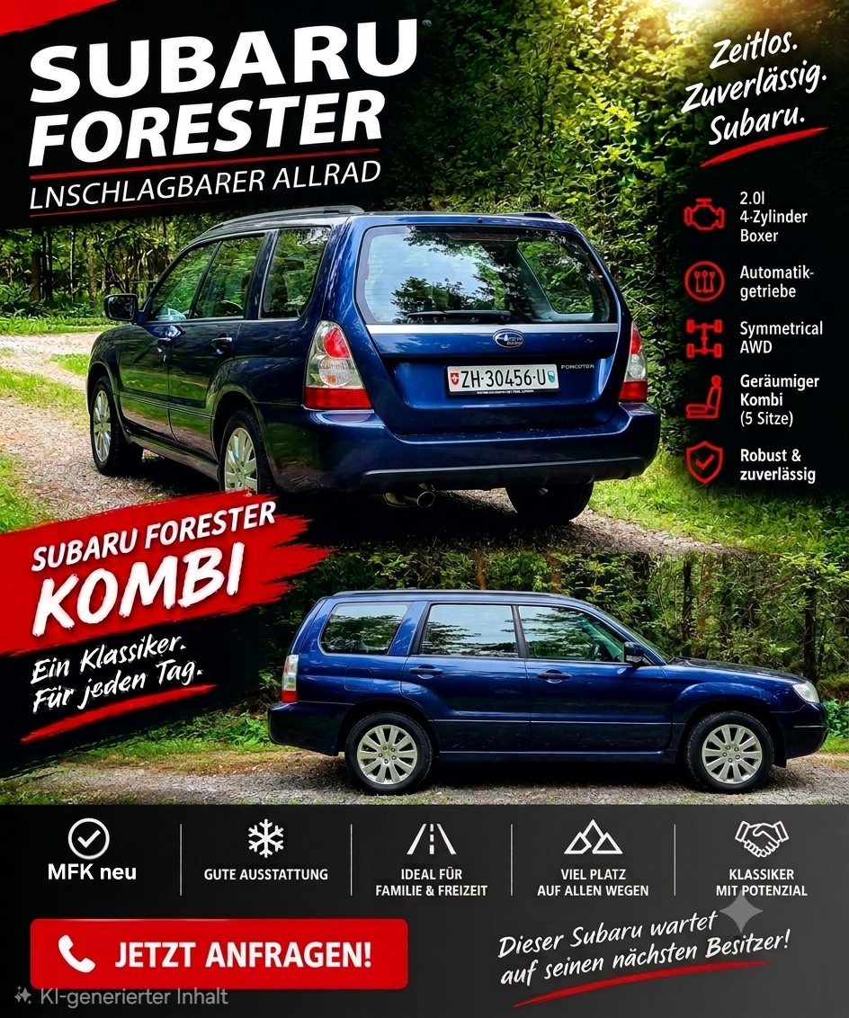 SUBARU Forester 2.0X Advantage — slika 1