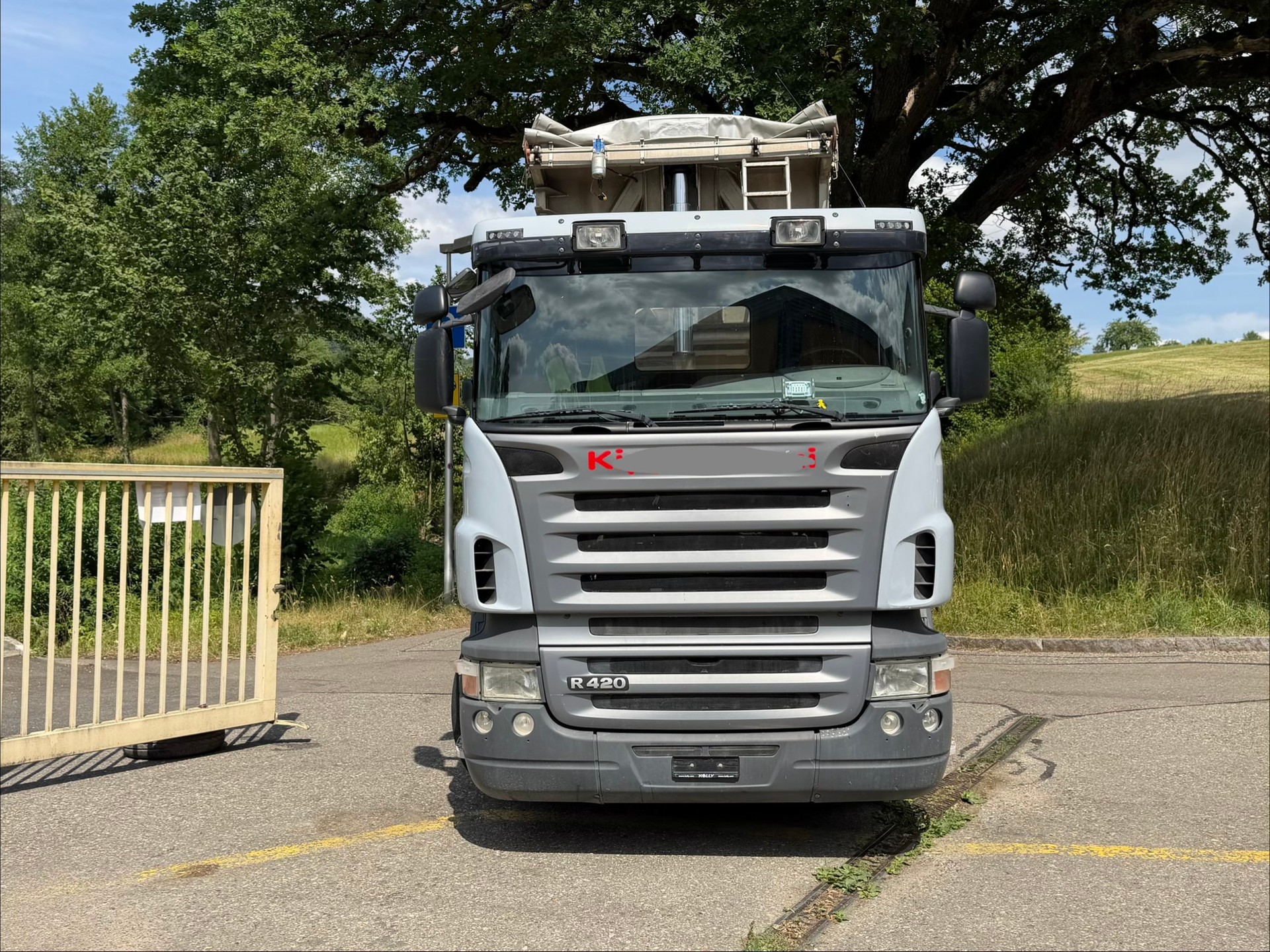 SCANIA SCANIA SCANIA R420 LA 4x2 / Kipper Menci SL740R AB MFK-image-1