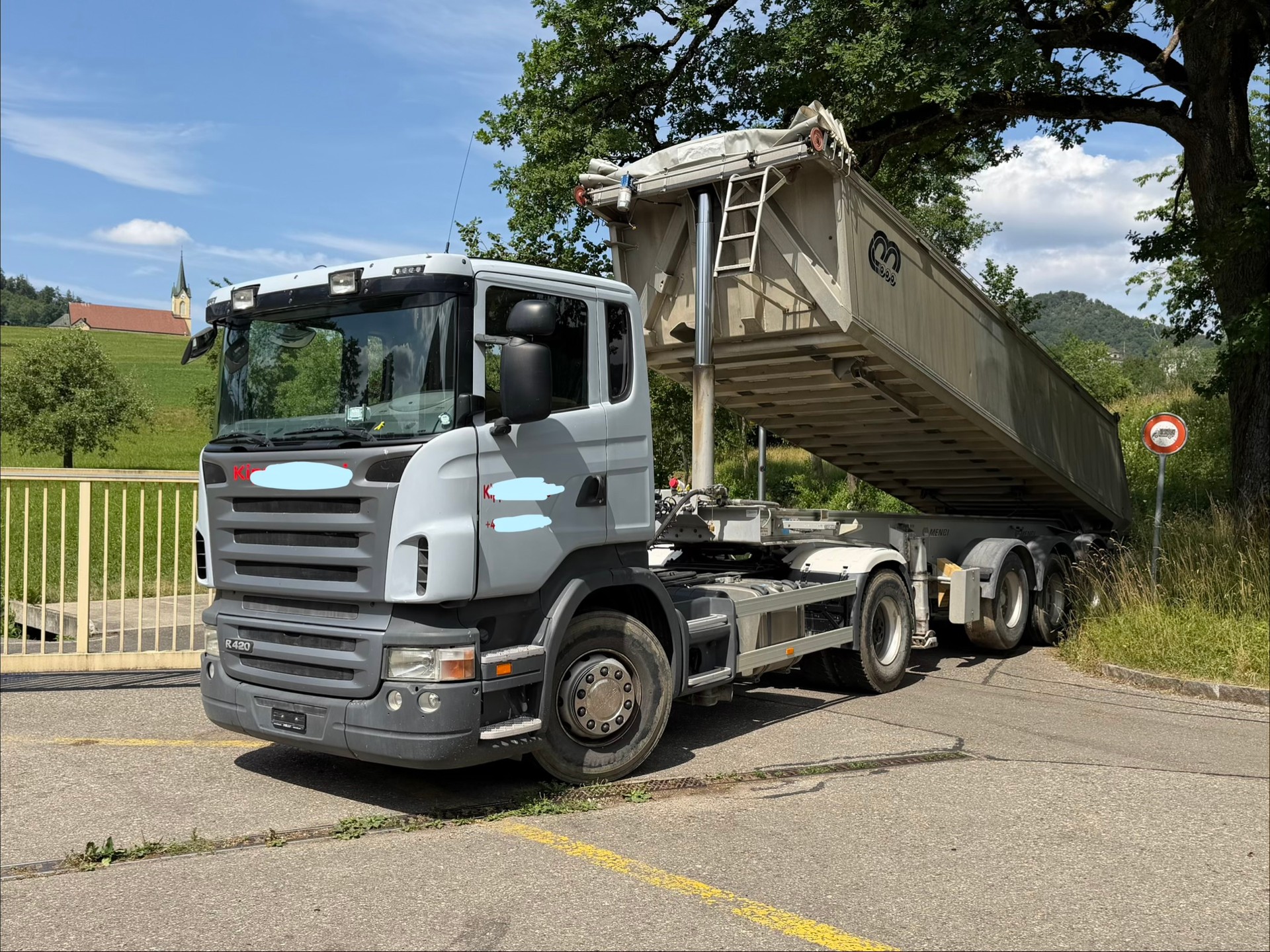SCANIA SCANIA SCANIA R420 LA 4x2 / Kipper Menci SL740R AB MFK