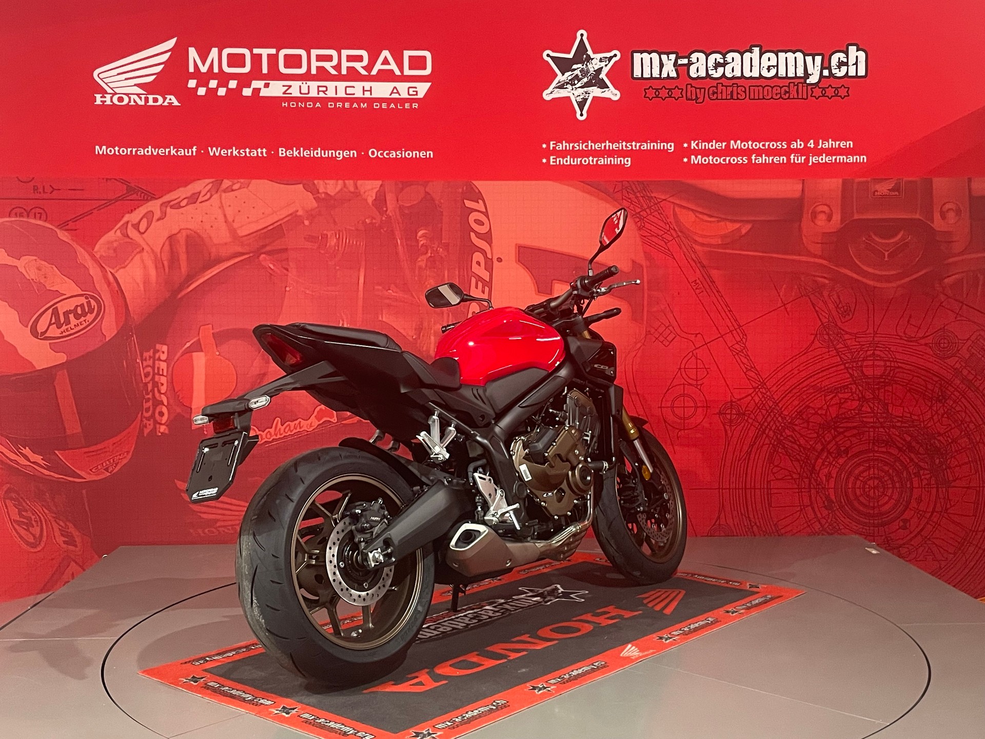 HONDA CB650R E-Clutch**Modell 2026**Neufahrzeug**Grand Prix Red*-image-7