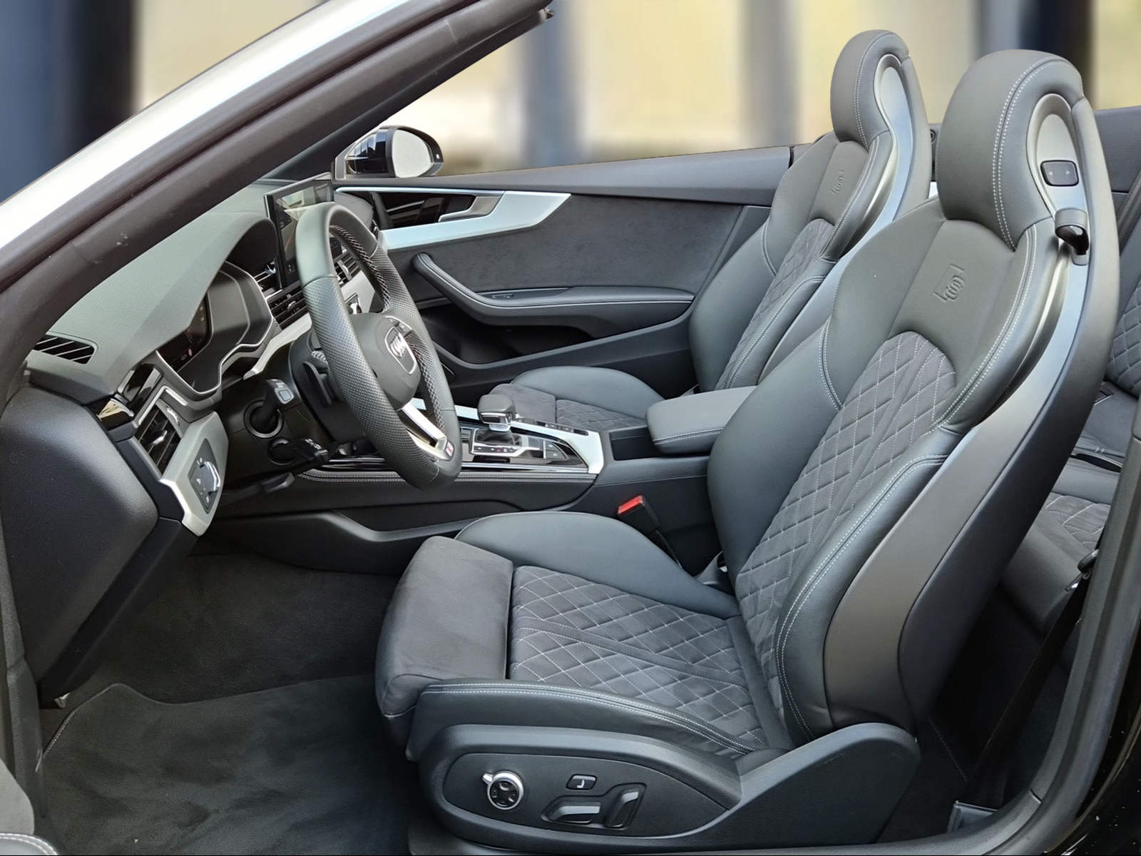 AUDI A5 Cabriolet 40 TFSI S-Line Attraction S-tronic quattro Mythosschwarz Metallic-image-8