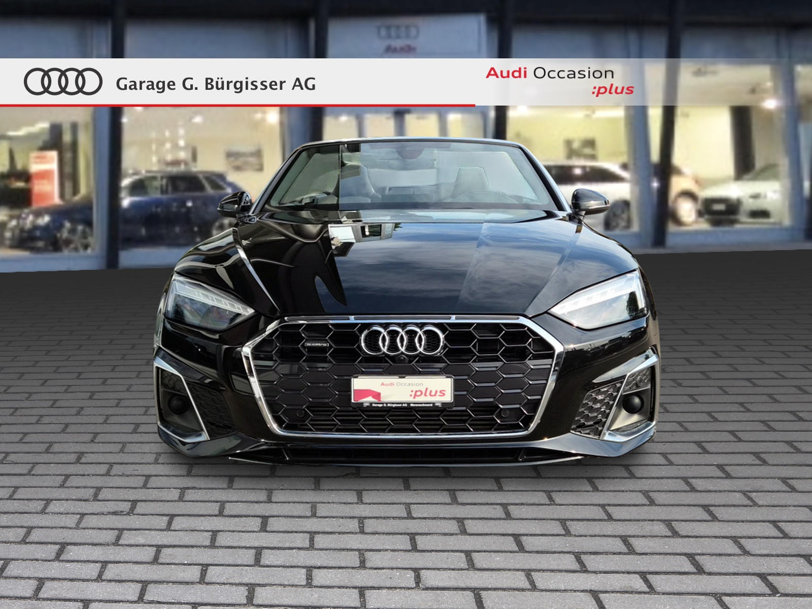 AUDI A5 Cabriolet 40 TFSI S-Line Attraction S-tronic quattro Mythosschwarz Metallic-image-1