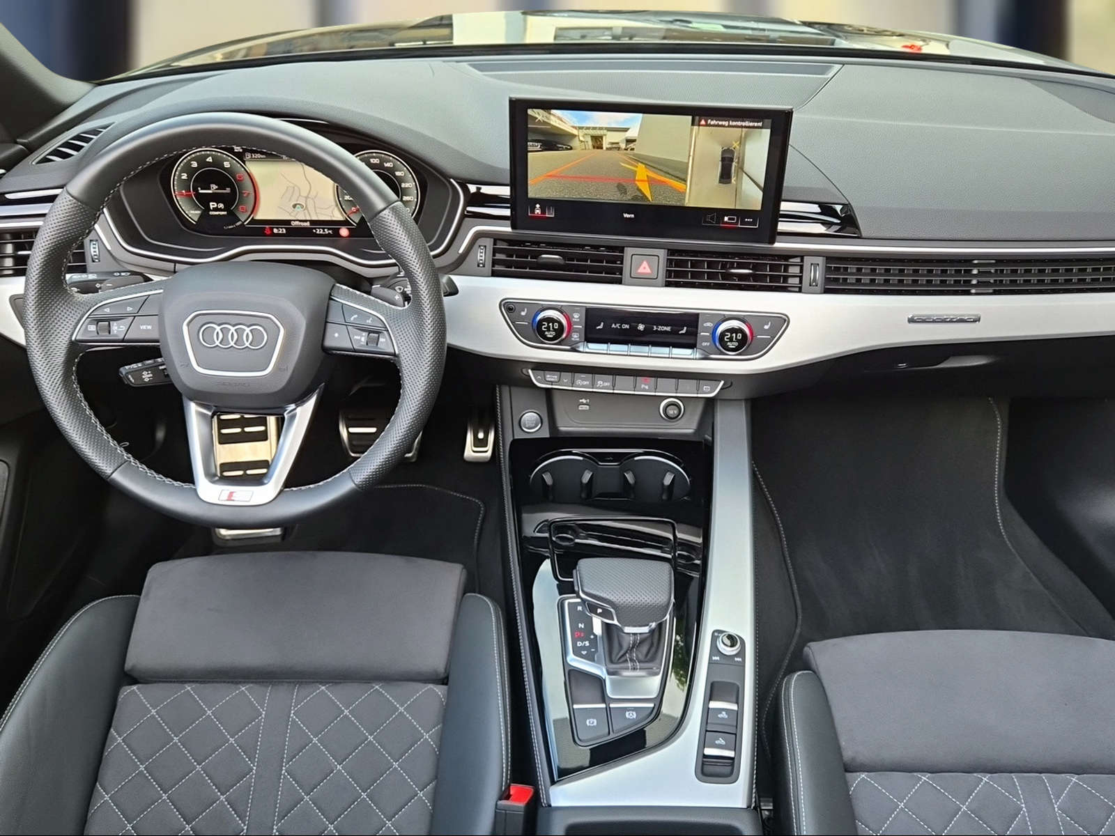 AUDI A5 Cabriolet 40 TFSI S-Line Attraction S-tronic quattro Mythosschwarz Metallic-image-6