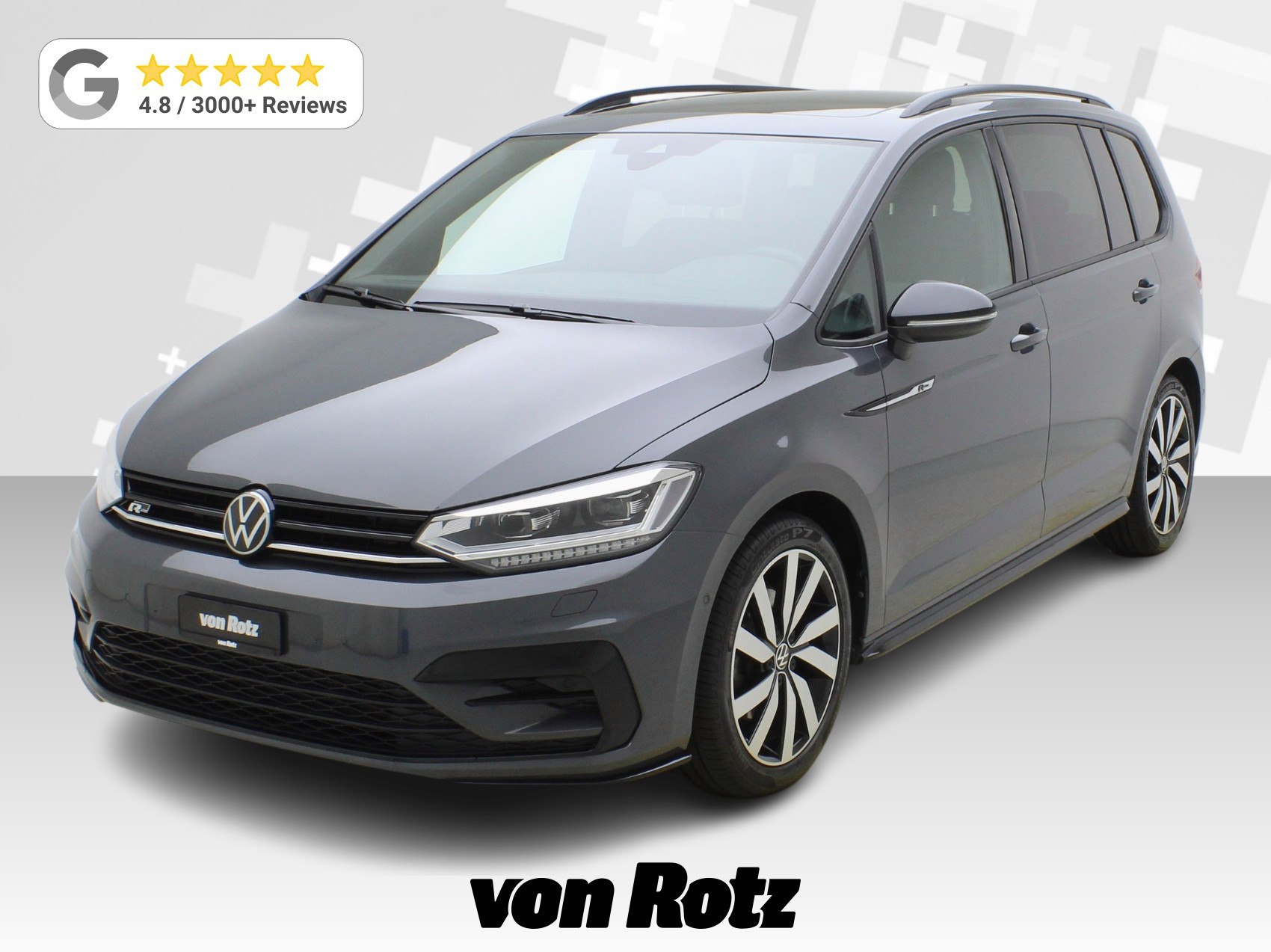 VW Touran 1.5 TSI DSG R-Line Black Style **VW Werksgarantie bis 12/2030**-image-0
