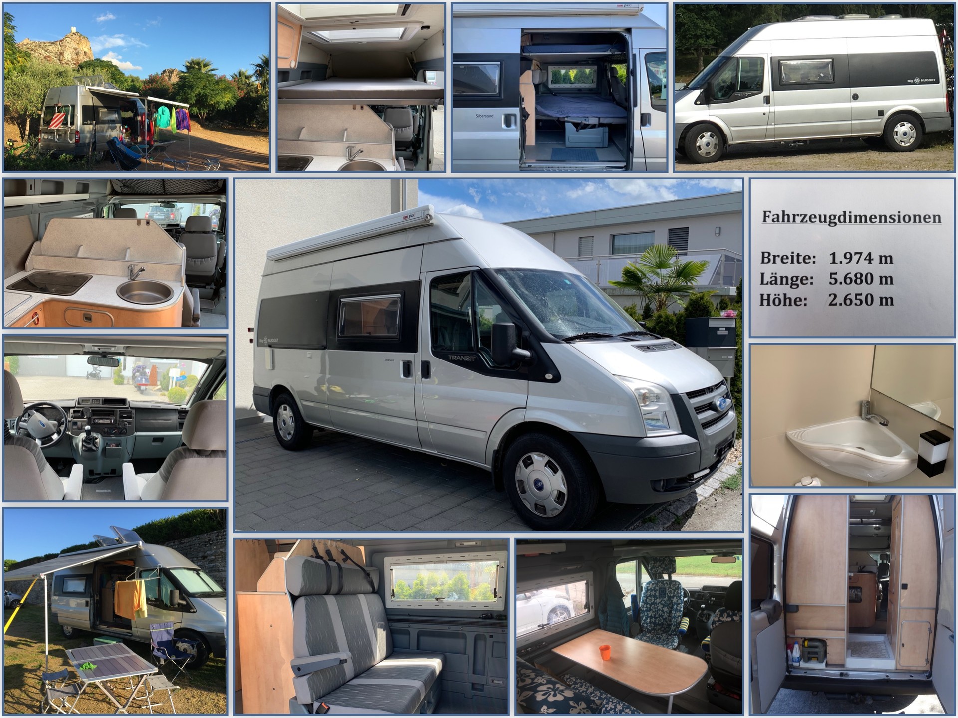 FORD Big Nugget Westfalia / 4 Schlafplätze - Motor & Getriebe 12.2022 ersetzt