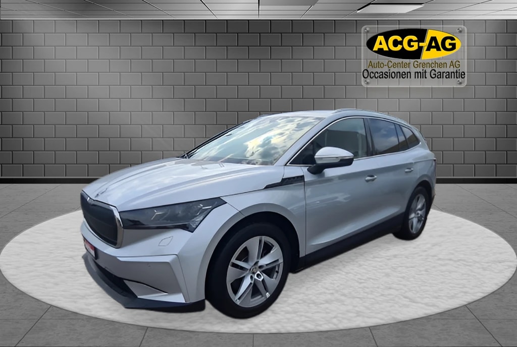 SKODA Enyaq iV 80x ** Teil-Leder ** 265 PS ** Paket Family Plus ** Paket Licht & Sicht ** Conv.Paket **-image-2