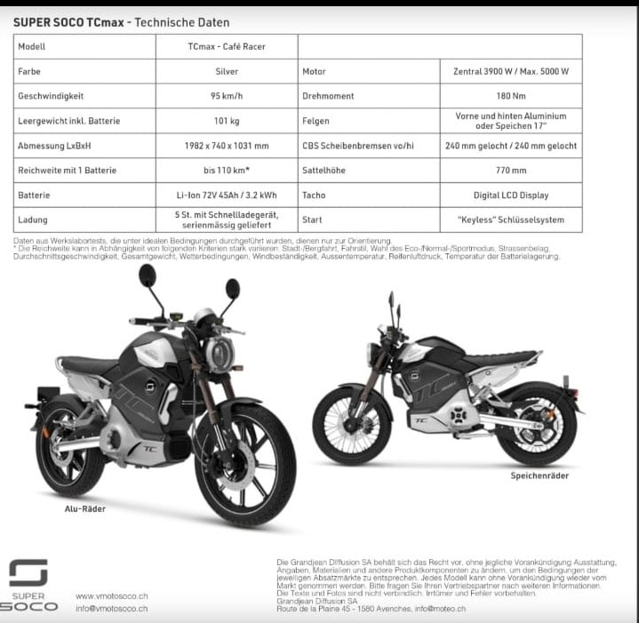 SUPER SOCO TC MAX - Café Racer-image-4