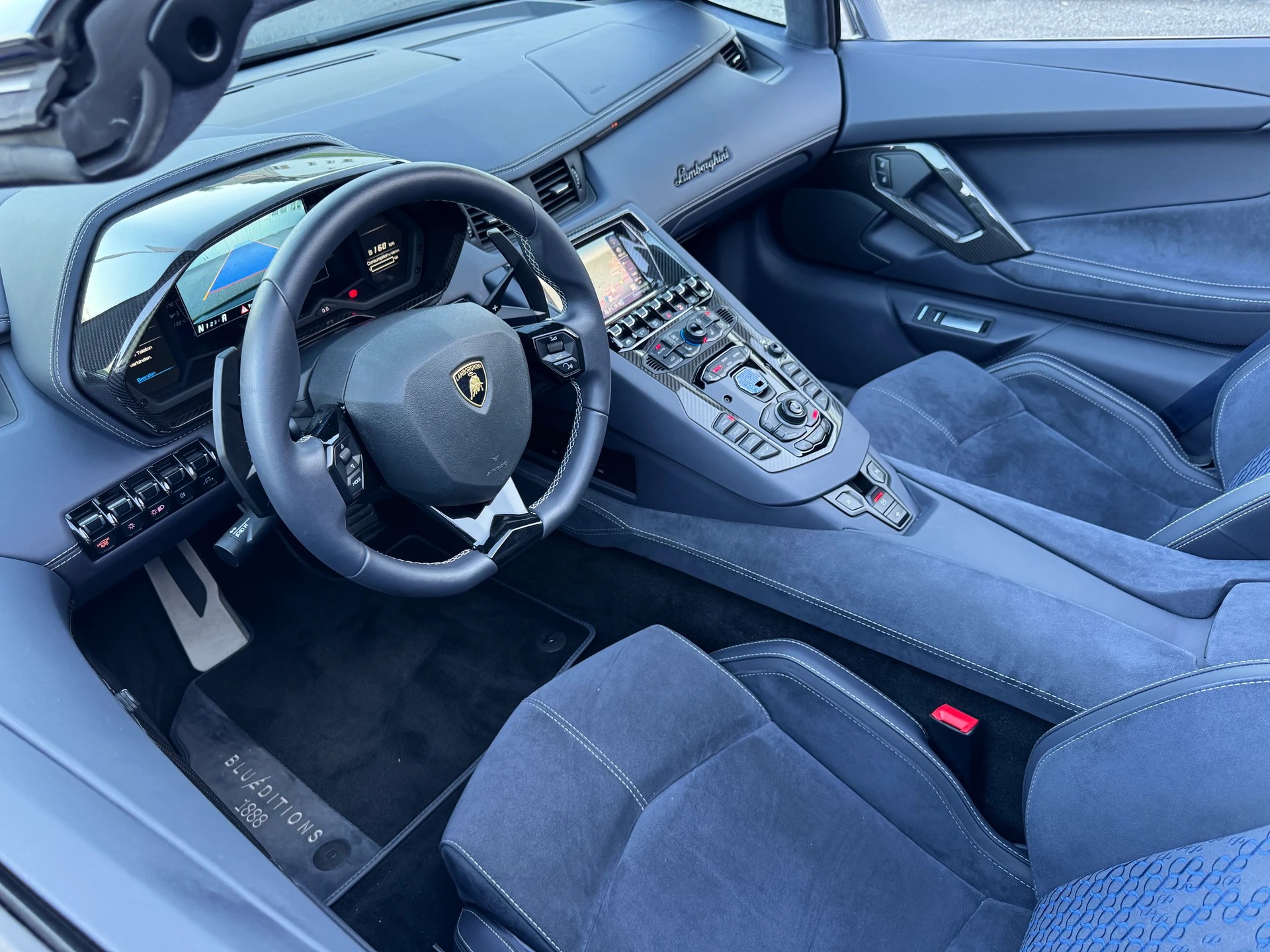 LAMBORGHINI Aventador S Bucherer Blue Edition 1of1 LP740-4 Roadster E-Gear-image-11