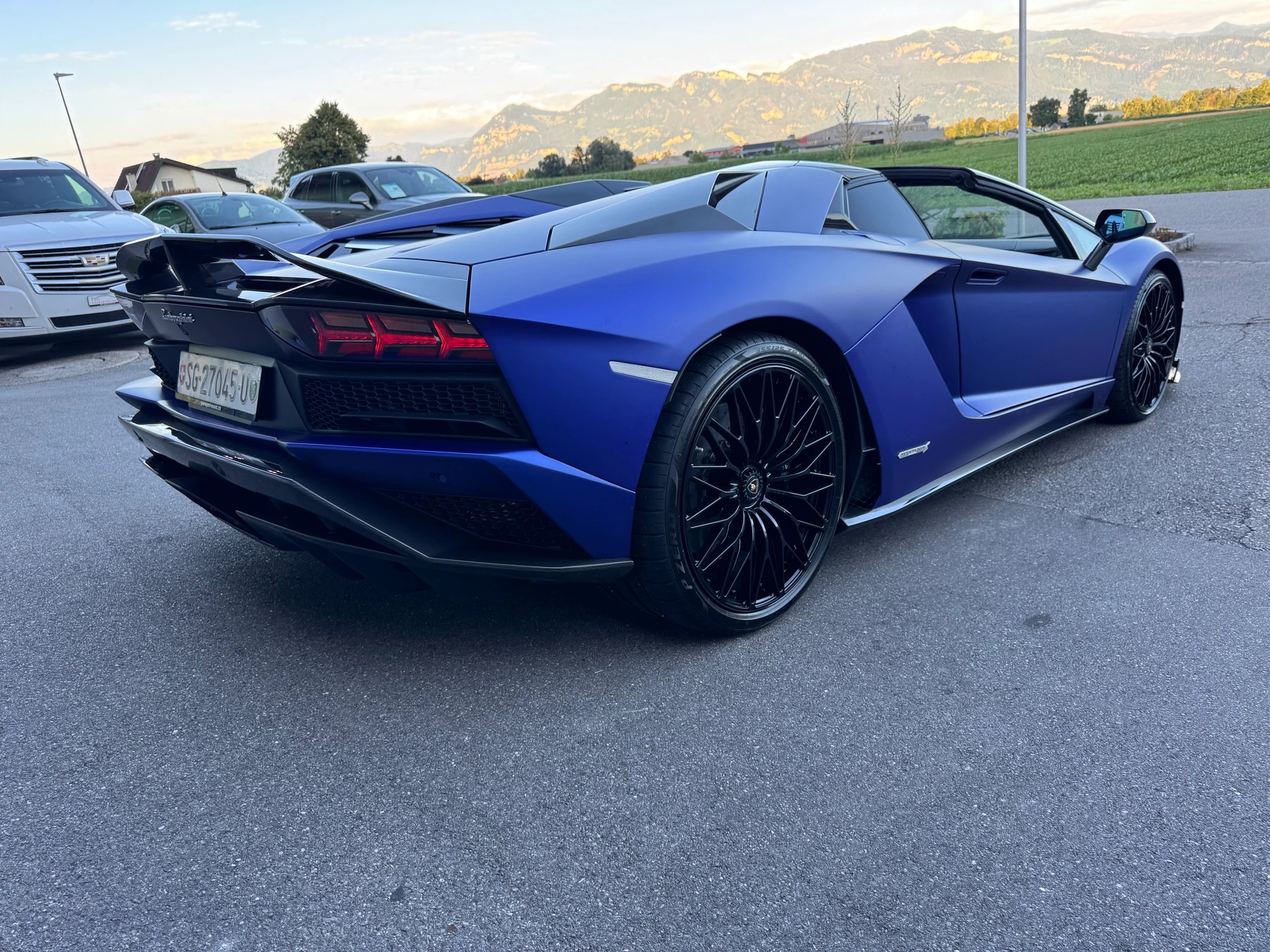 LAMBORGHINI Aventador S Bucherer Blue Edition 1of1 LP740-4 Roadster E-Gear-image-4