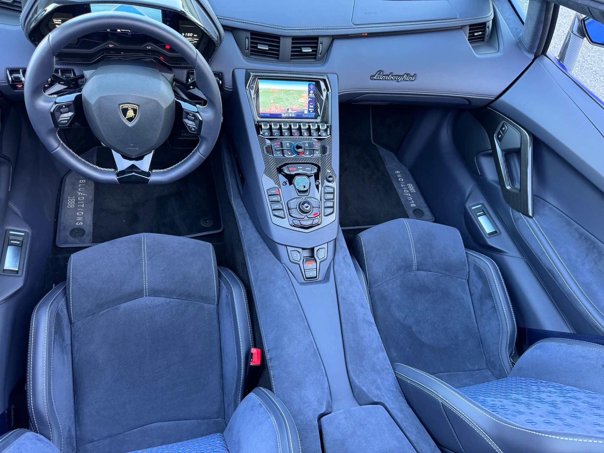 LAMBORGHINI Aventador S Bucherer Blue Edition 1of1 LP740-4 Roadster E-Gear-image-10