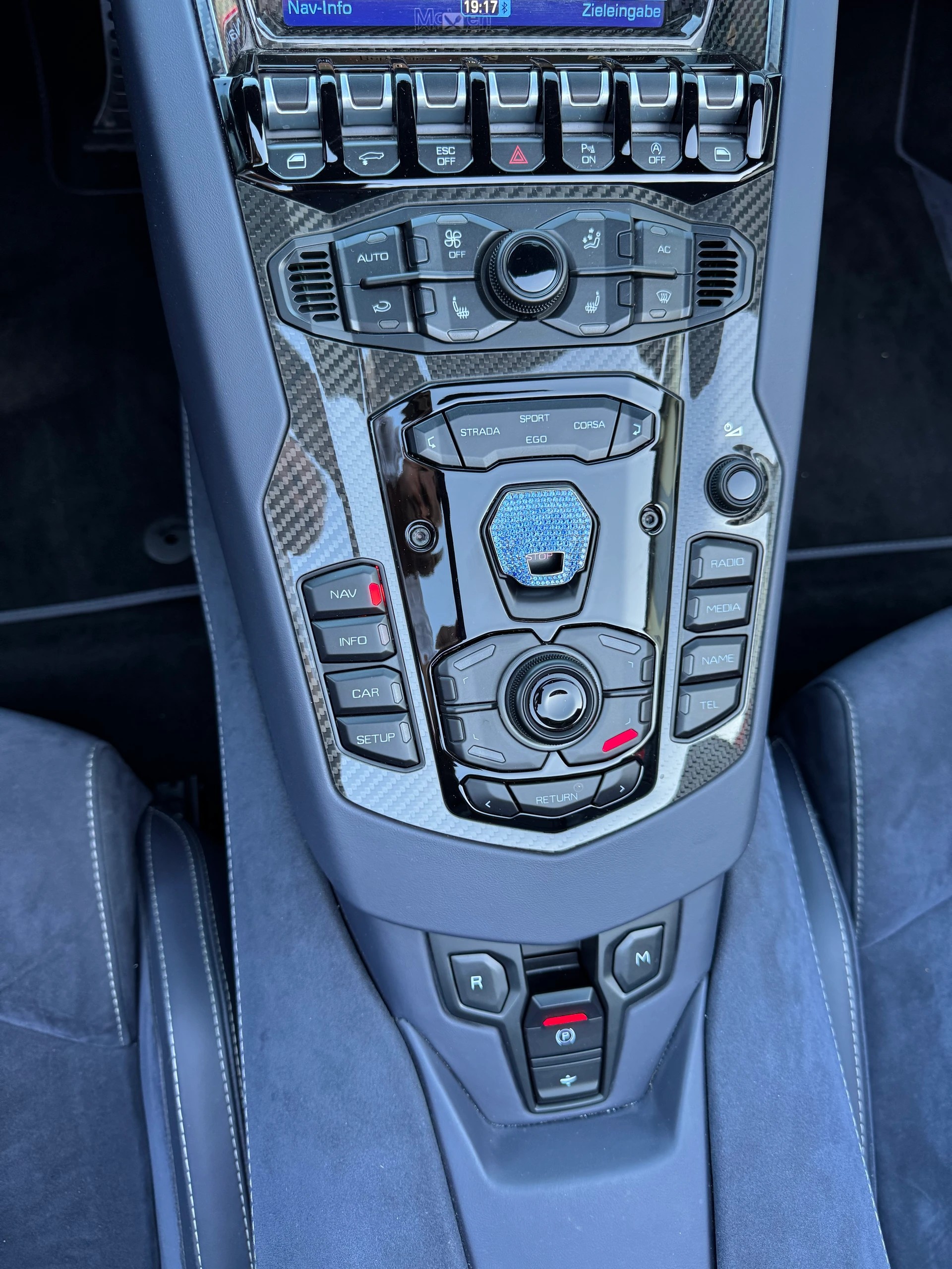 LAMBORGHINI Aventador S Bucherer Blue Edition 1of1 LP740-4 Roadster E-Gear-image-15
