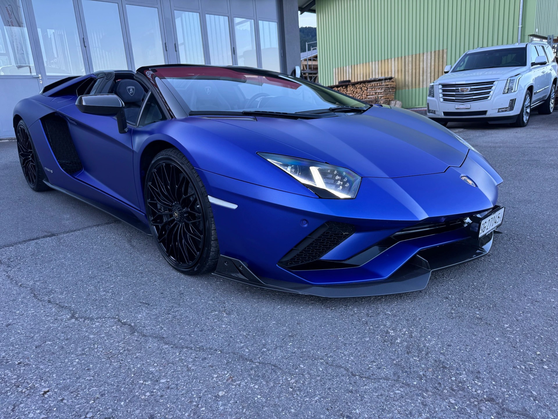 LAMBORGHINI Aventador S Bucherer Blue Edition 1of1 LP740-4 Roadster E-Gear-image-1