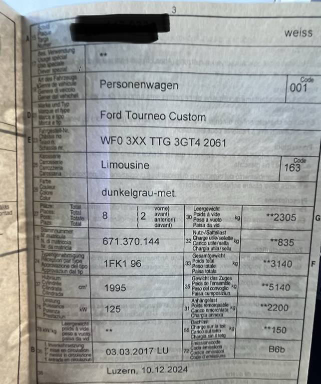 FORD Tourneo Custom 290 L1H1 Sport-image-4