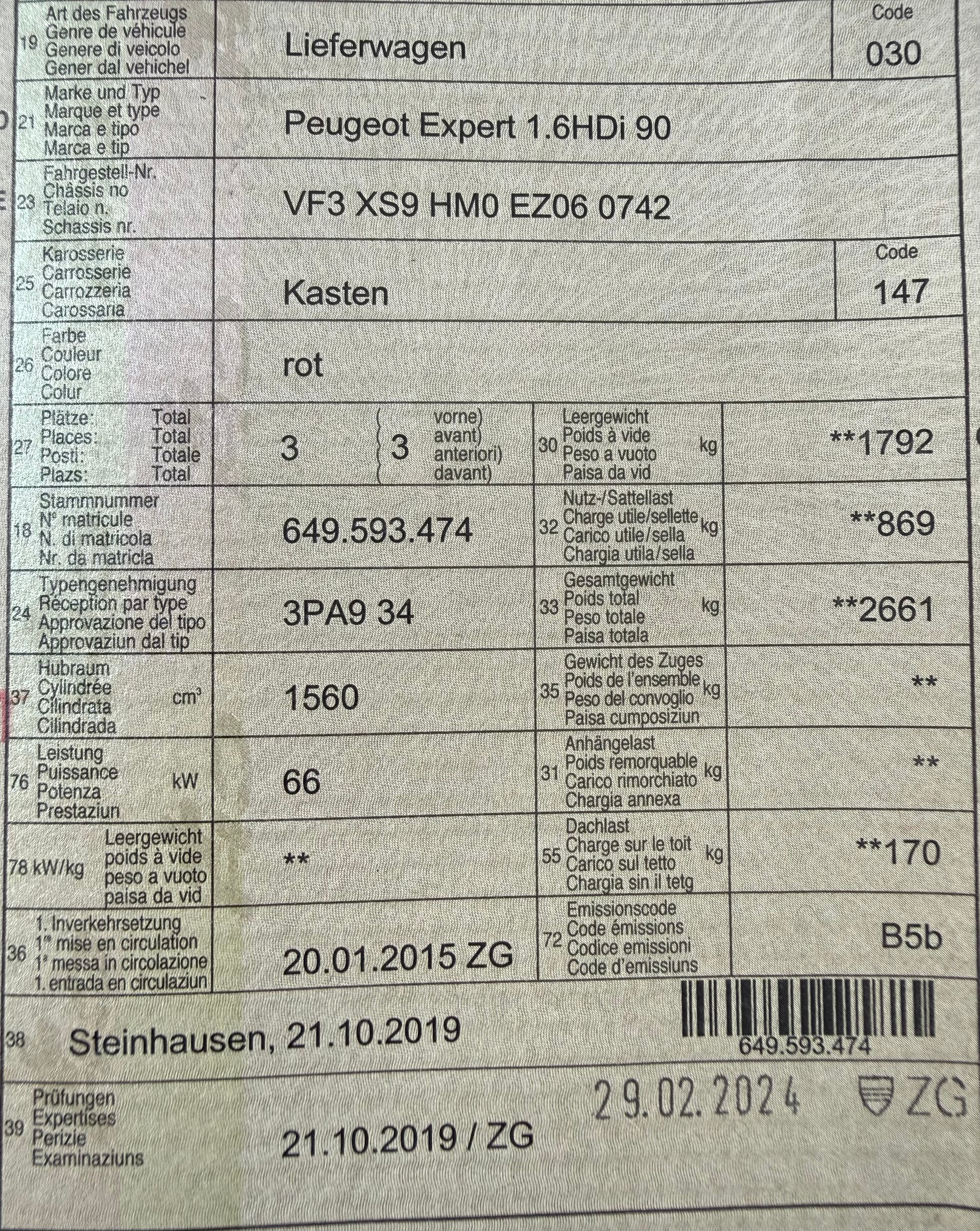 PEUGEOT Expert 1.6 HDi 227 L1H1-image-11