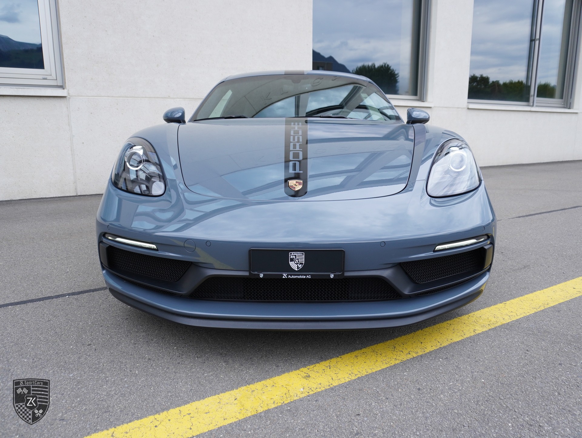 PORSCHE 718 Cayman GTS Graphitblau 2.5 [ Handgeschaltet ] [ Carbon Heckspoiler DTC Gutachten ]-showroom-element-3