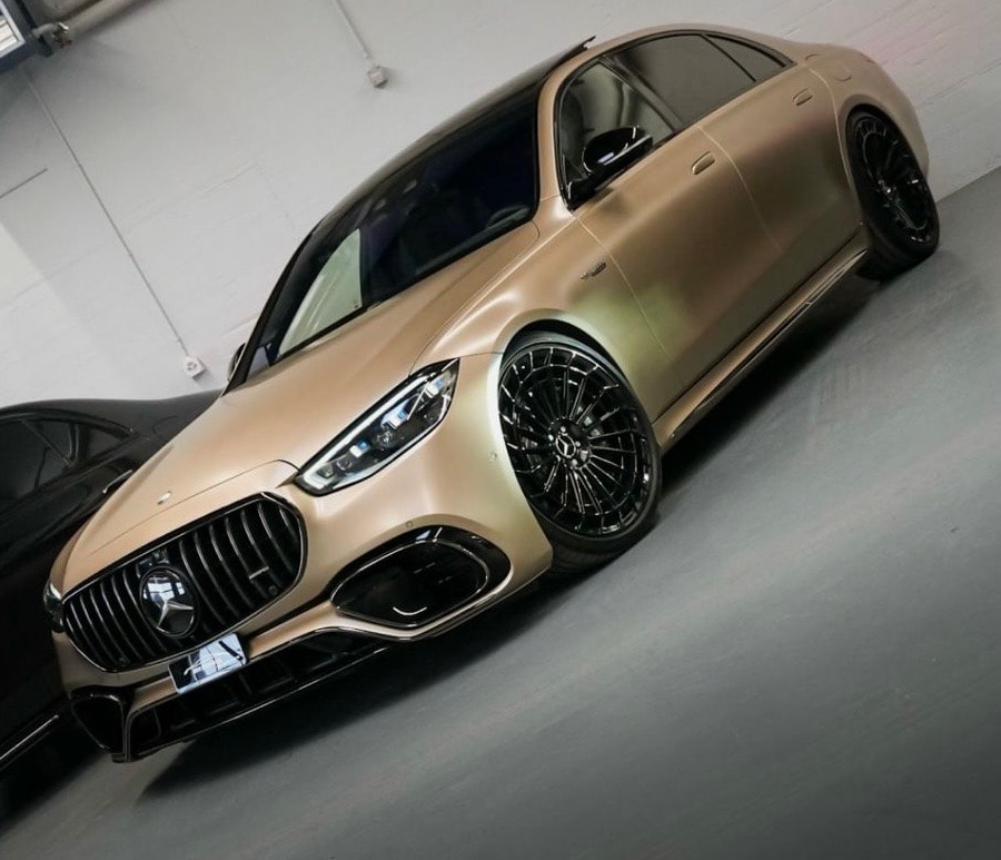MERCEDES-BENZ S 63 AMG Limited Gold Matt Black E Performance 4Matic 802PS Lang Version Einzelstück Vollausstattung Gratisservice und Garantie