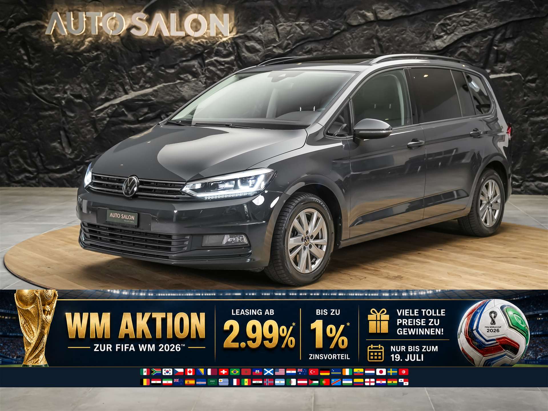 VW Touran 1.5 TSI EVO Comfortline DSG *7 Plätzer*Panorama*Dynaudio Soundsystem*Abstandsregler*-image-0