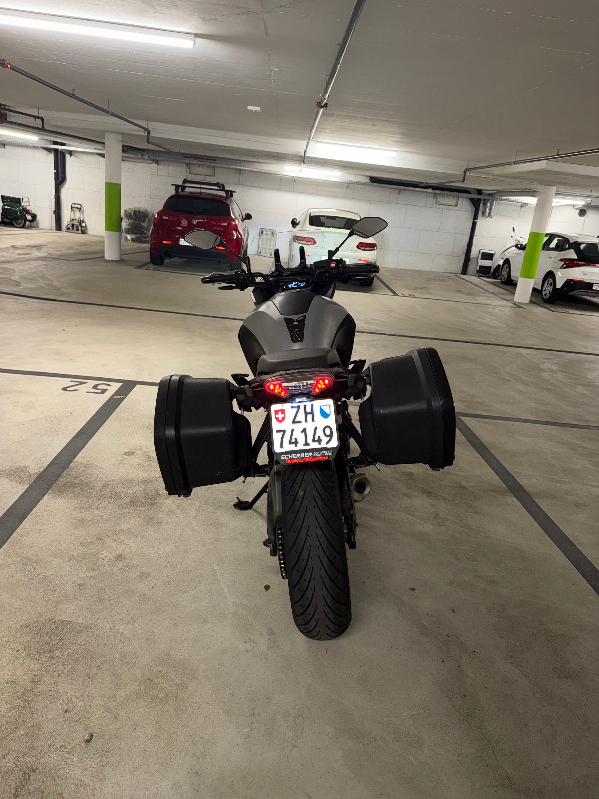 YAMAHA mit Koffer / verstellbare Scheibe-image-3