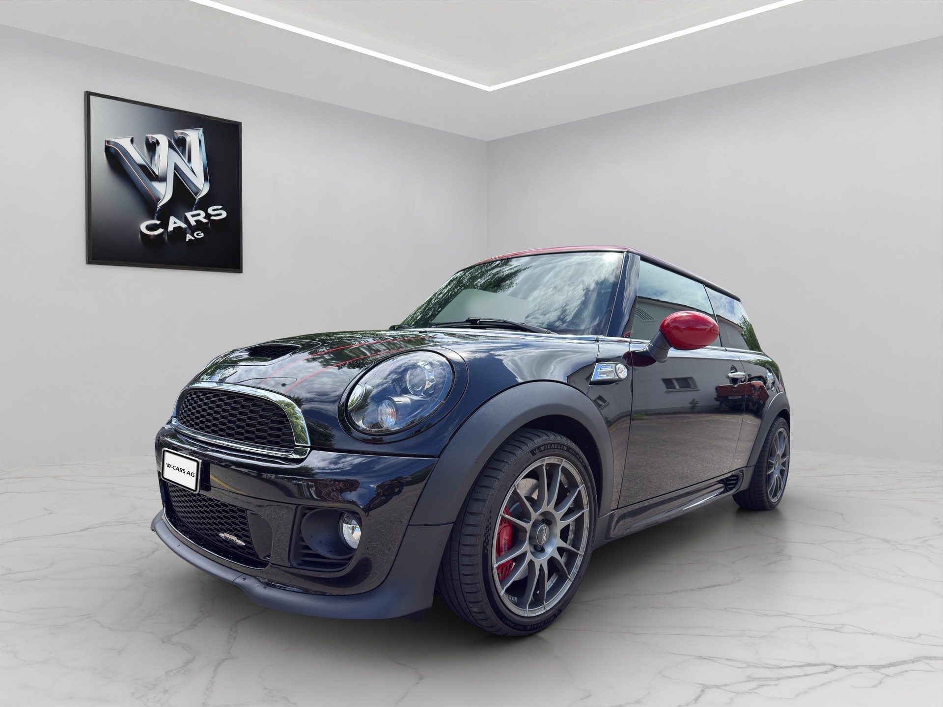 MINI Cooper John Cooper Works * Panoramadach * 8 fach Bereift * Garantie *-image-0