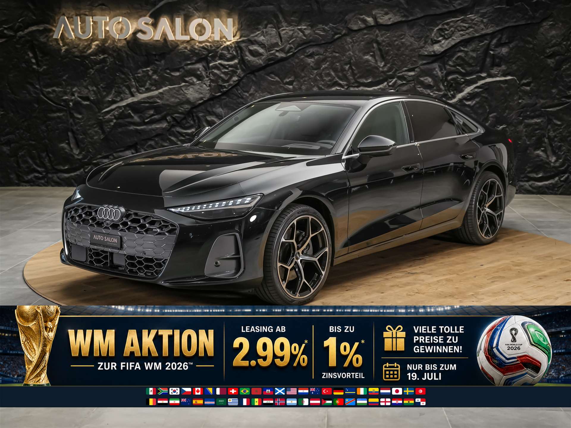 AUDI A6 Limousine TDI quattro S Line S tronic *21" Felgen*Beifahrerdisplay*Matrix LED Scheinwerfer*Head Up*-image-0