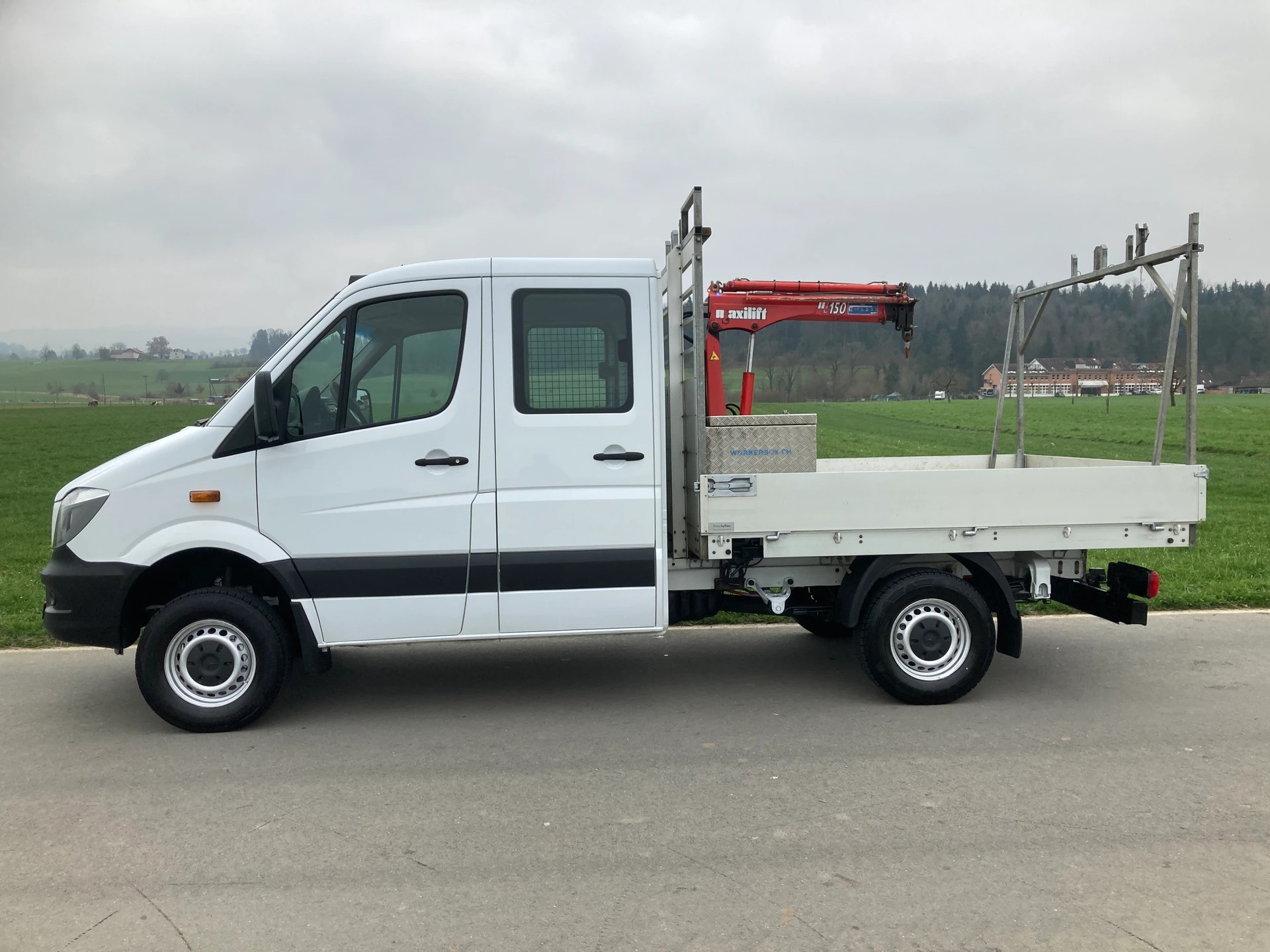 MERCEDES-BENZ Sprinter 316 CDI Standard 4x4 Automat **Brücke mit Kran und Seilwinde**