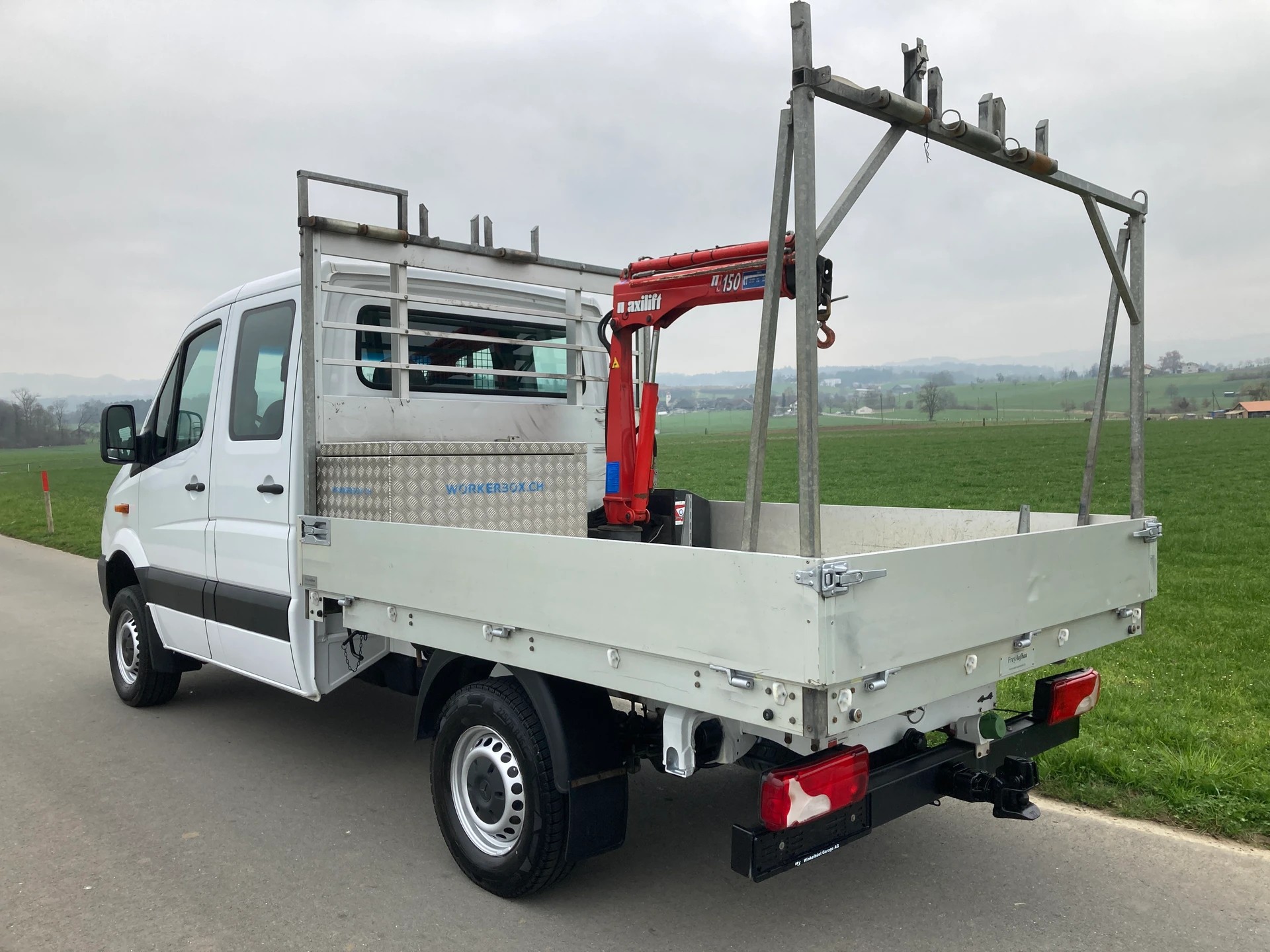 MERCEDES-BENZ Sprinter 316 CDI Standard 4x4 Automat **Brücke mit Kran und Seilwinde**-image-3