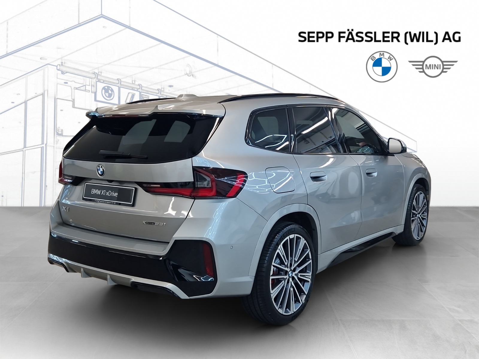 BMW X1 xDrive 23i 48V M Sport Pro-showroom-element-1