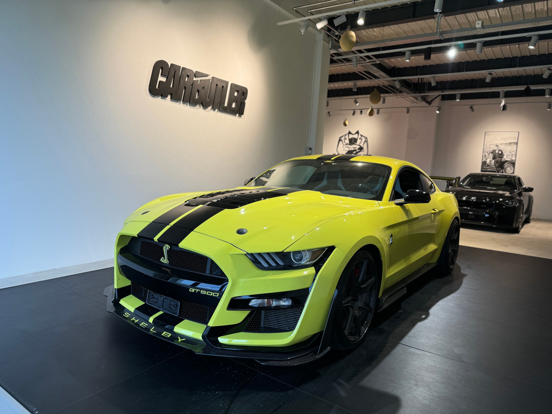 FORD Mustang SHELBY GT500 TRACK 5.2L 774 PS BLACK PREDATOR đ Painted Stripes! 1/1-image-0