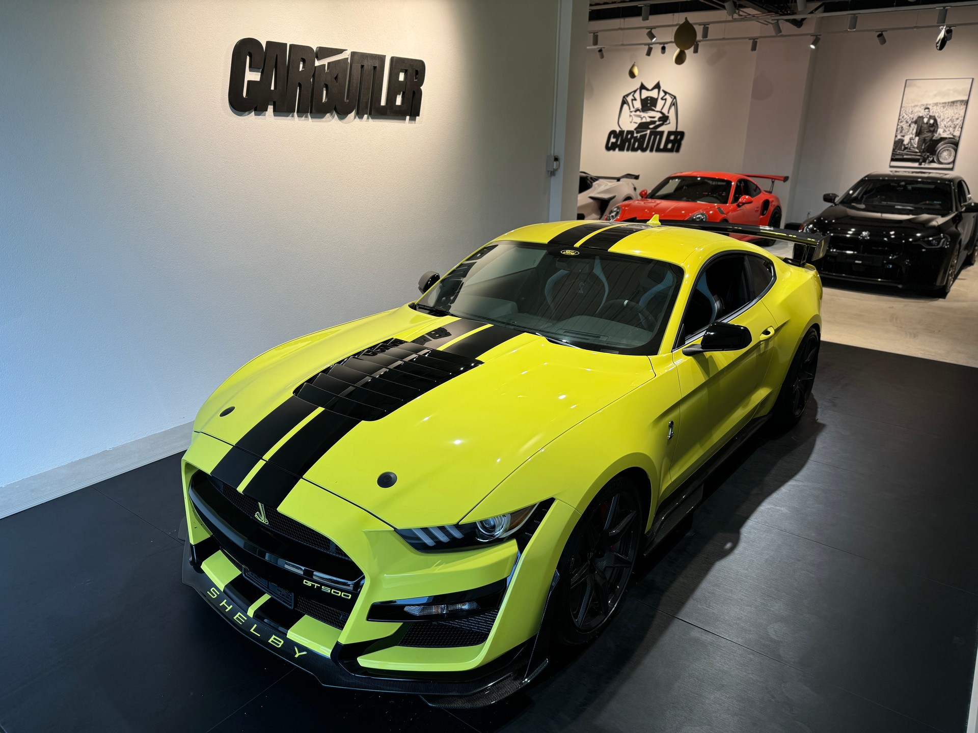 FORD Mustang SHELBY GT500 TRACK 5.2L 774 PS BLACK PREDATOR đ Painted Stripes! 1/1-image-2