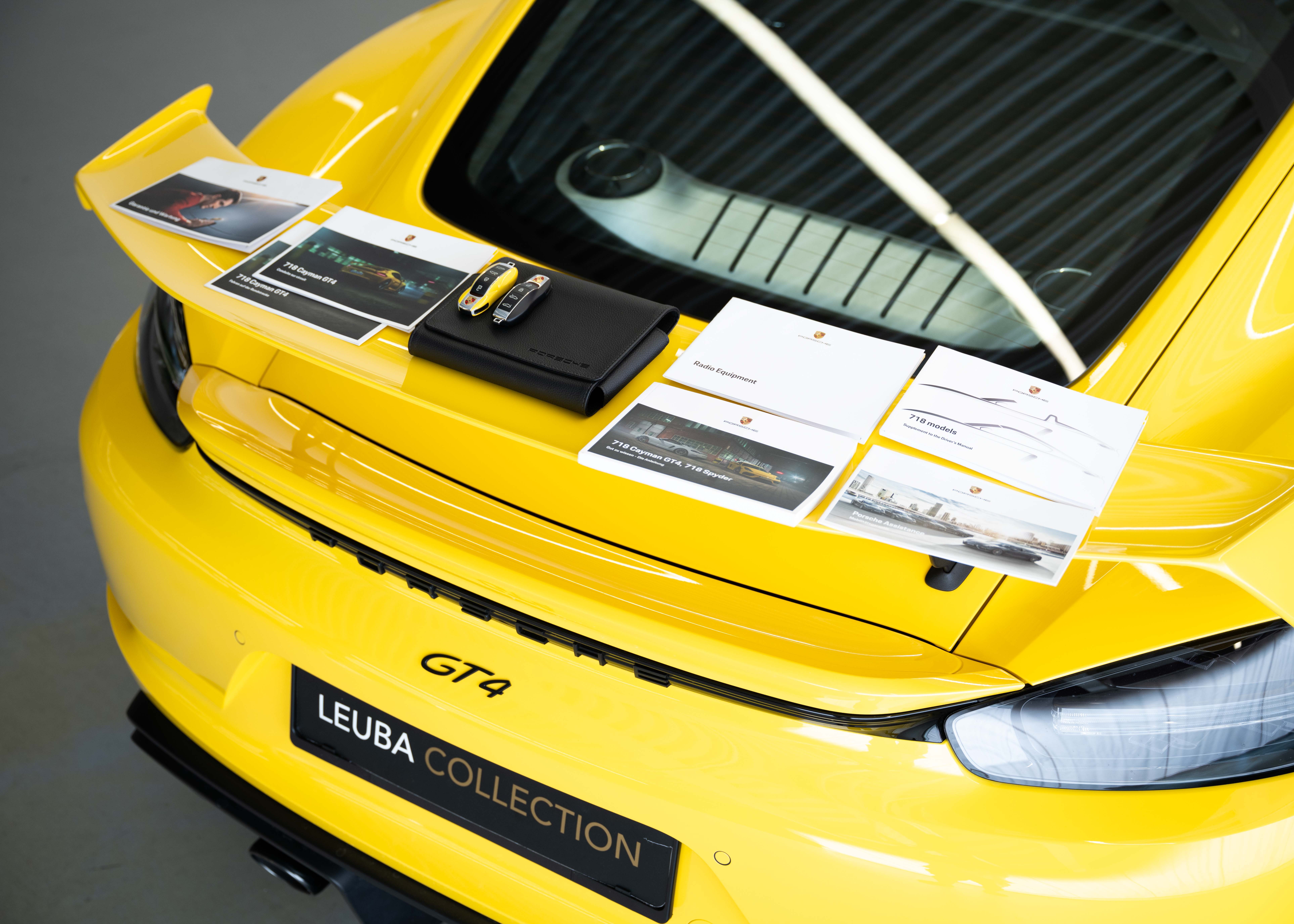Image PORSCHE 718-BOXSTER-CAYMAN 718 Cayman GT4 (1st hand, Swiss car, fantastic condition, full Porsche history)