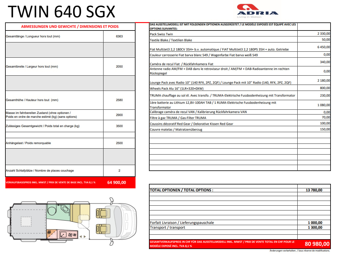 ADRIA Twin 640 SGX-image-22