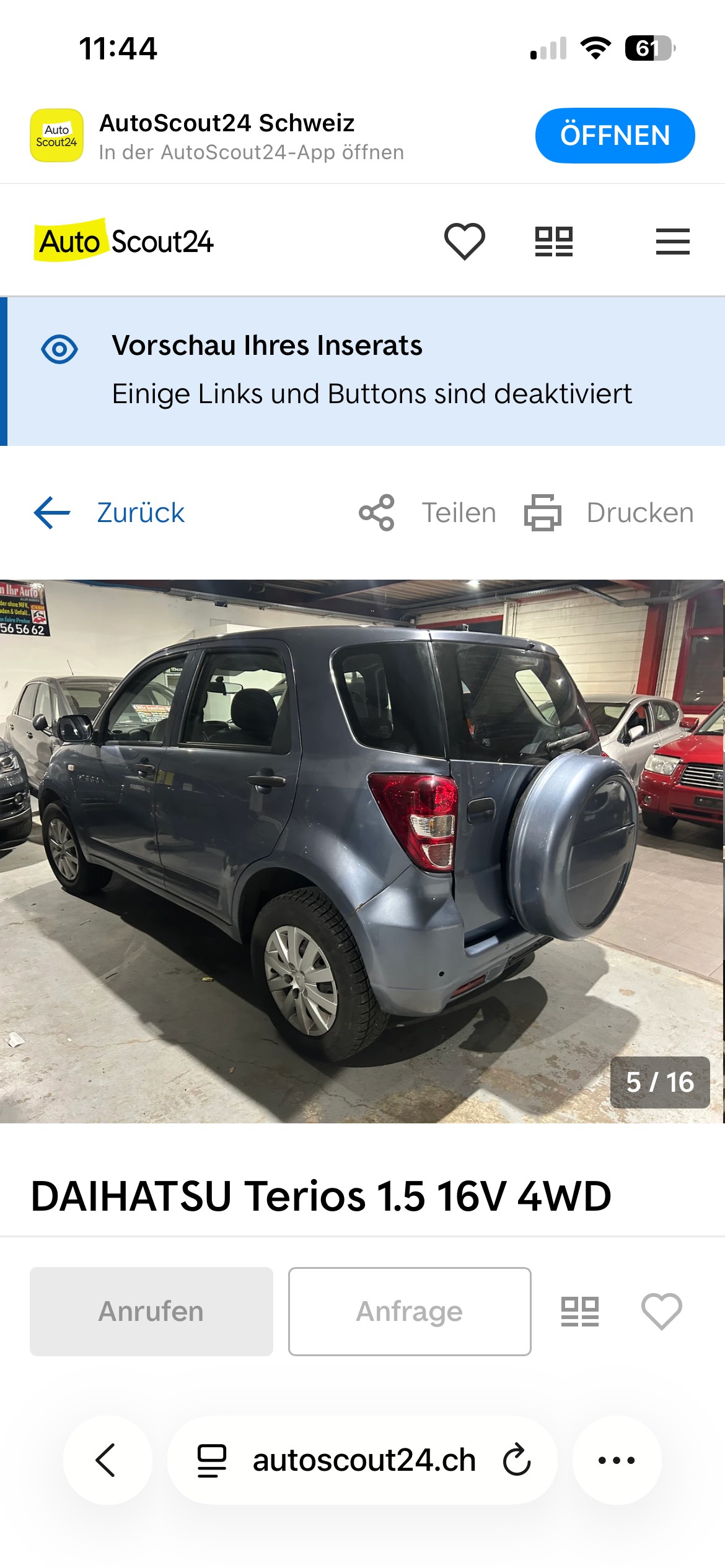 DAIHATSU Terios 1.5 16V 4WD frisch MFK und Service-image-4