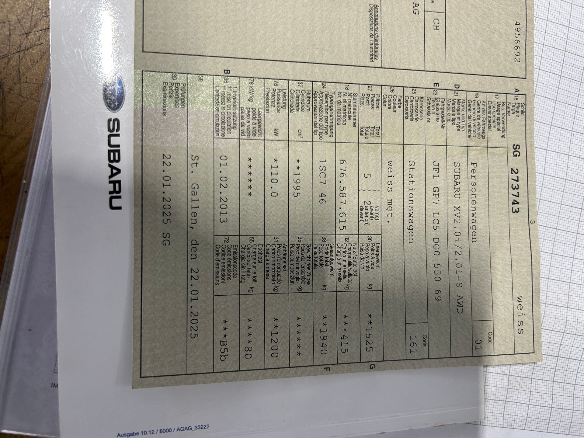 SUBARU XV 2.0 Swiss One AWD CVT-image-8