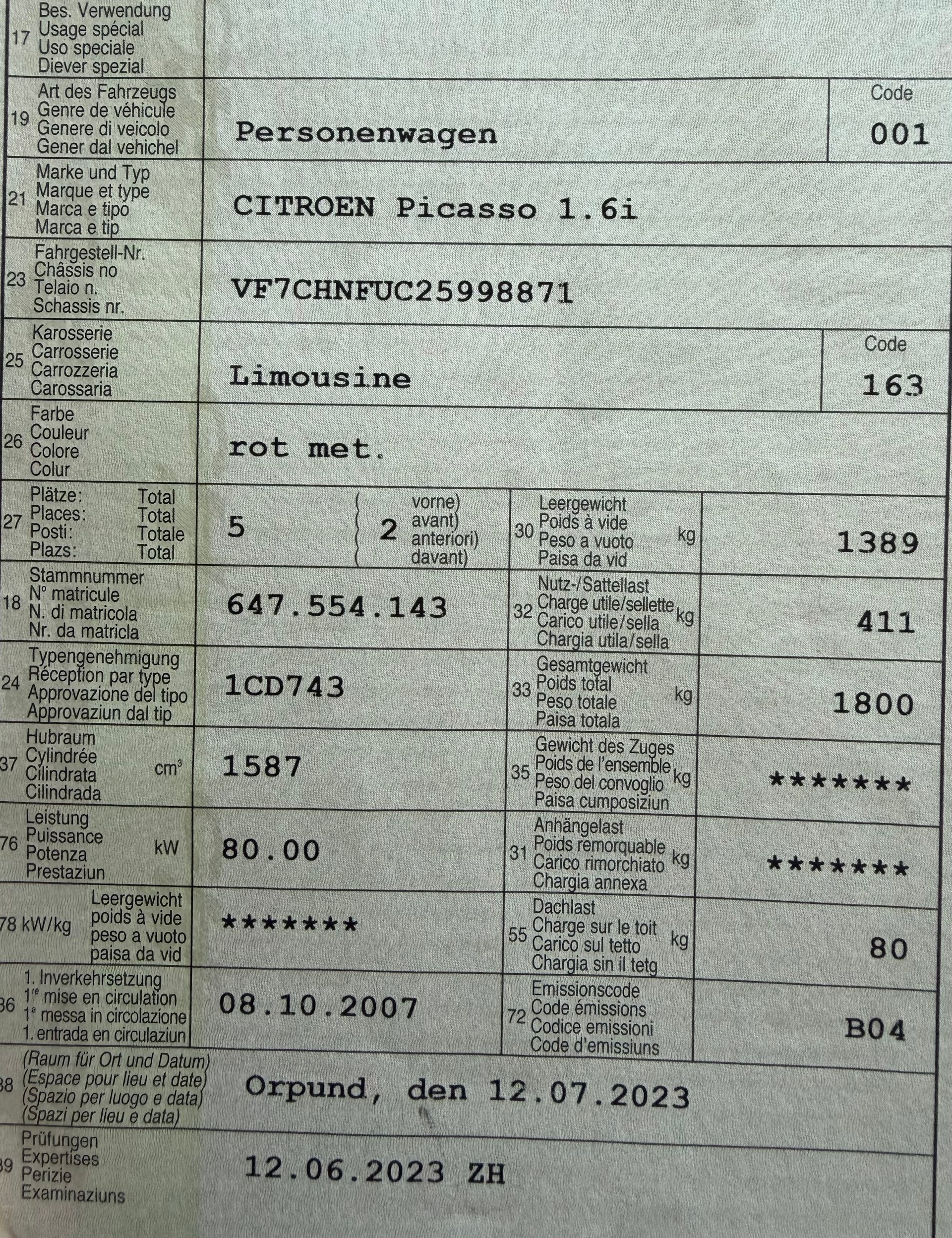 CITROEN Xsara Picasso 1.6i Dynamic-image-9