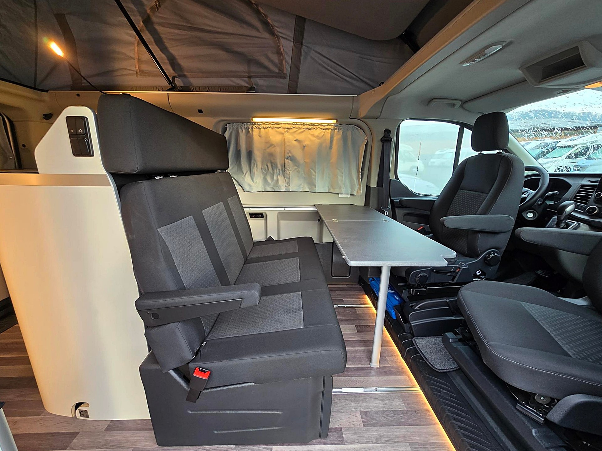 FORD TRANSIT CUSTOM NUGGET WESTFALIA AUFSTELLDACH 2,0 TDCI DIESEL AUTOMAT-image-4