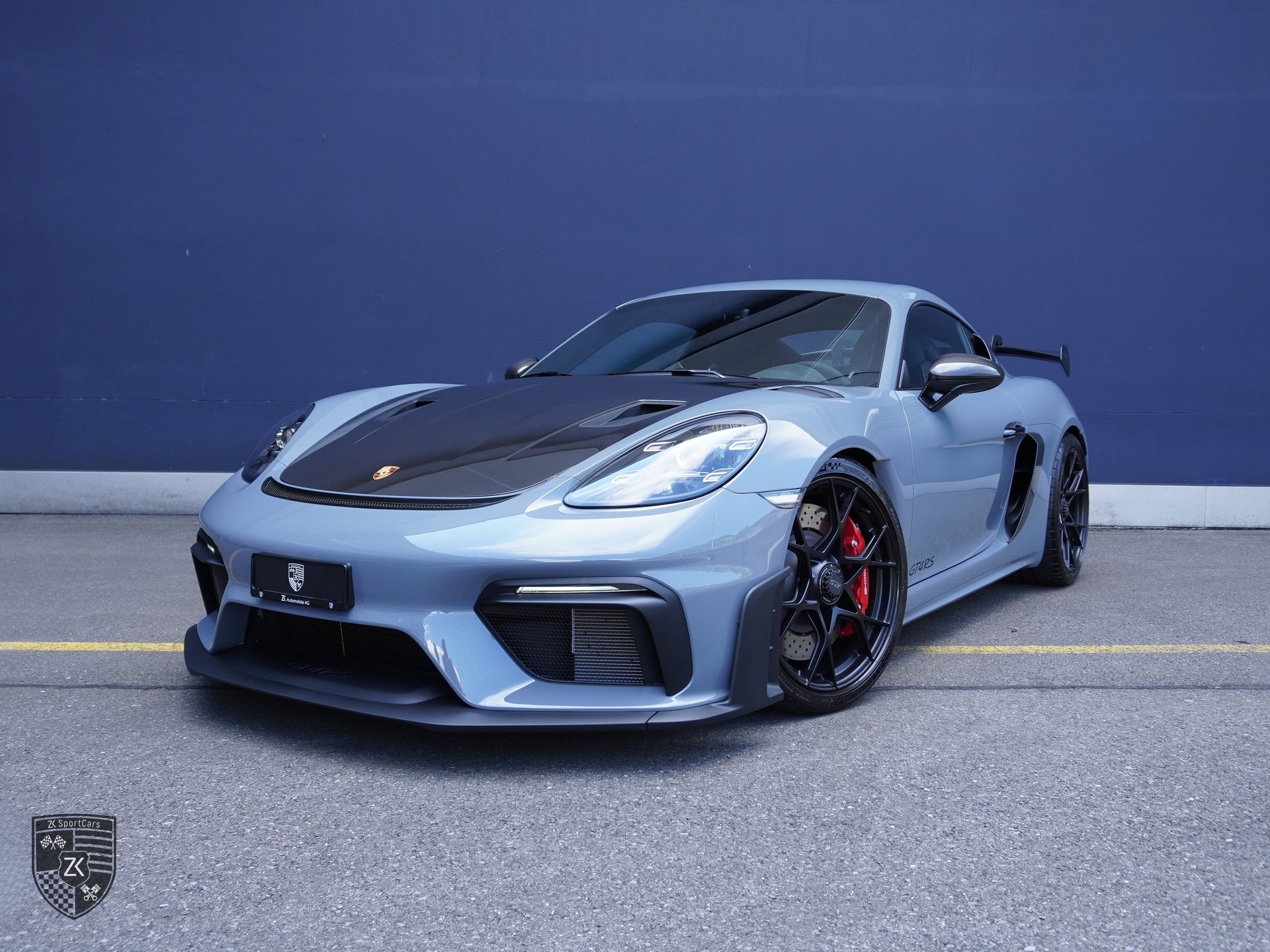 PORSCHE Cayman GT4 RS arktikgrau PDK [ Weissach-Paket ] [ Clubsport-Paket ] [ Liftsystem ] [ Rückfahrkamera ]-image-0