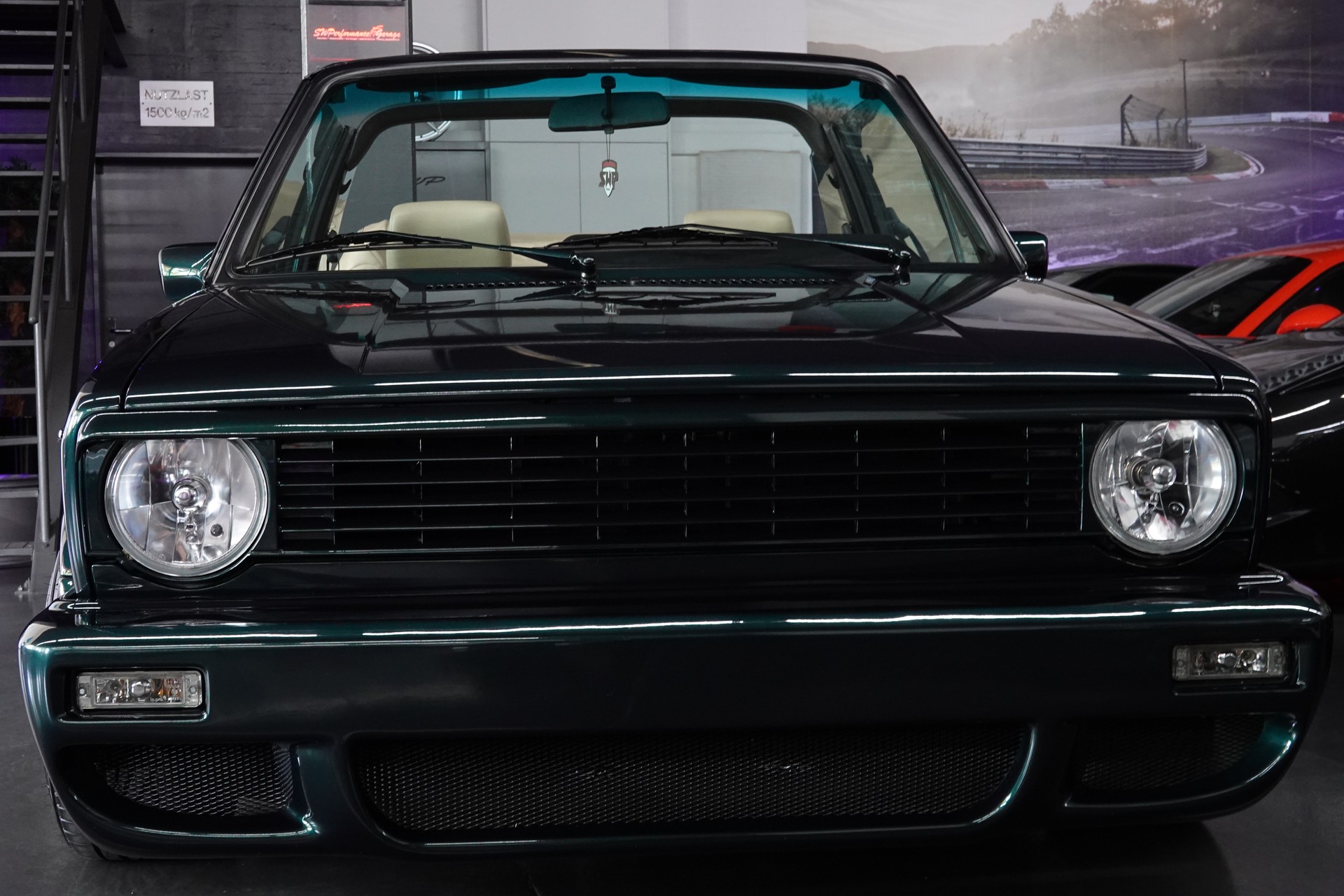 VW GOLF CABRIO 1800 CLASSIC UNIKAT GREEN MET. ON TOP-image-19