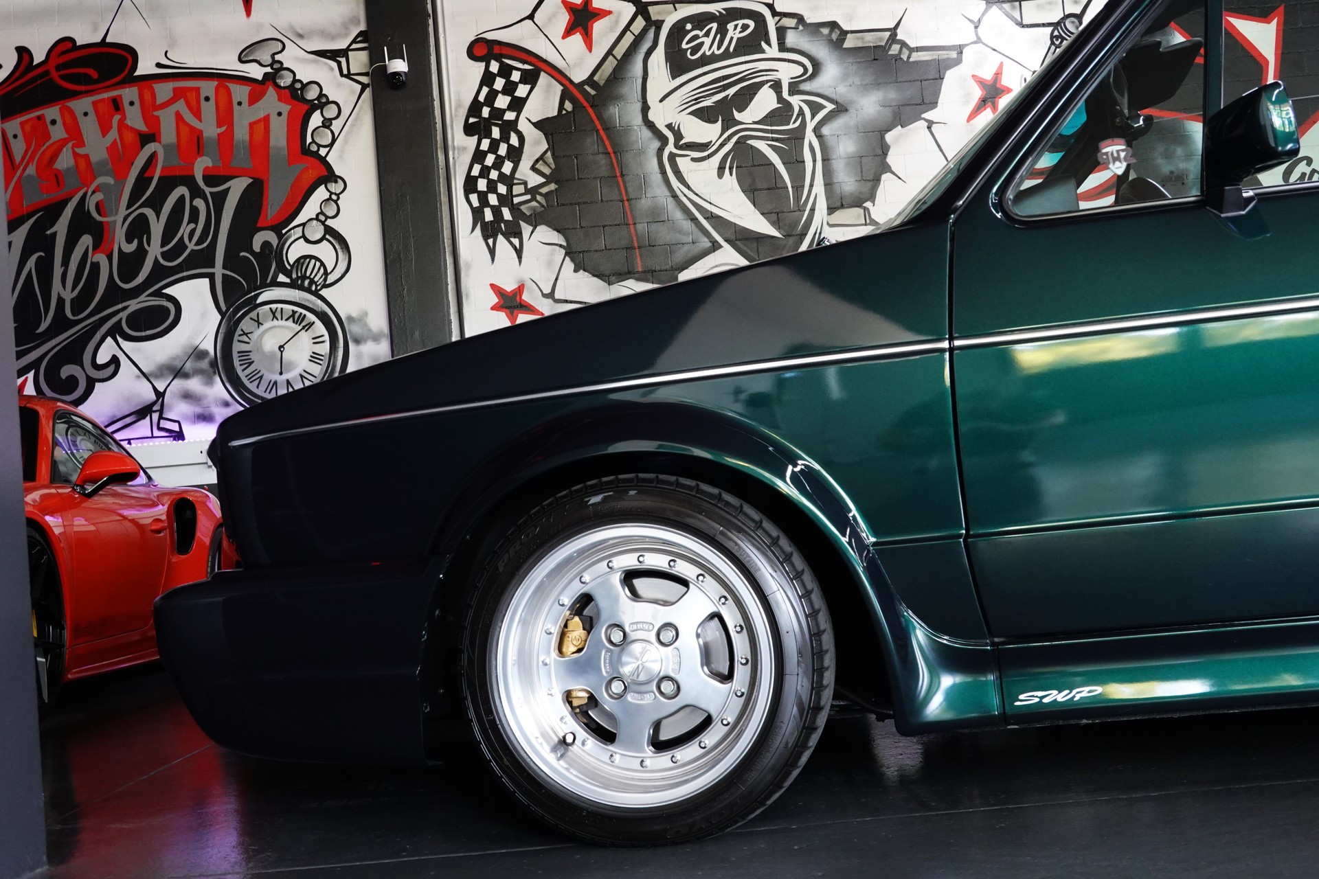 VW GOLF CABRIO 1800 CLASSIC UNIKAT GREEN MET. ON TOP-image-9