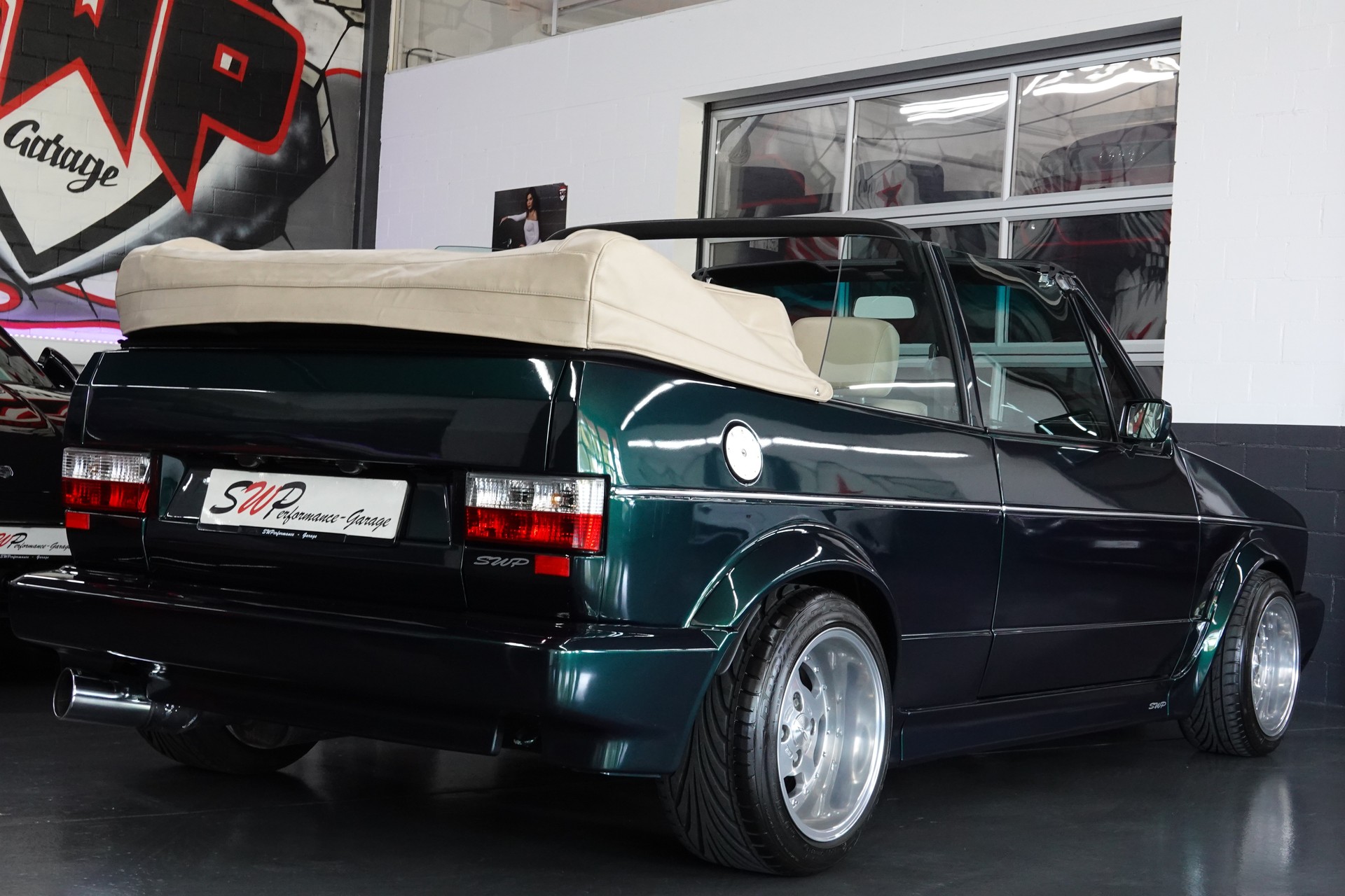 VW GOLF CABRIO 1800 CLASSIC UNIKAT GREEN MET. ON TOP-image-23
