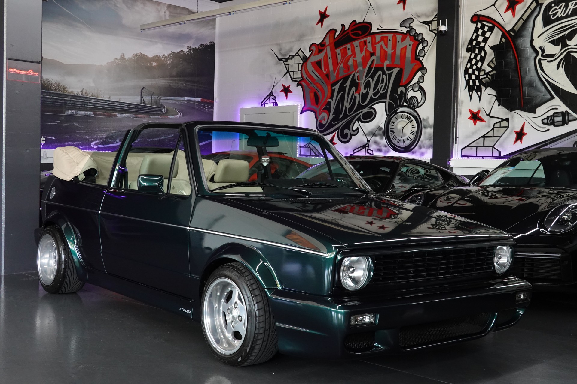 VW GOLF CABRIO 1800 CLASSIC UNIKAT GREEN MET. ON TOP-image-16