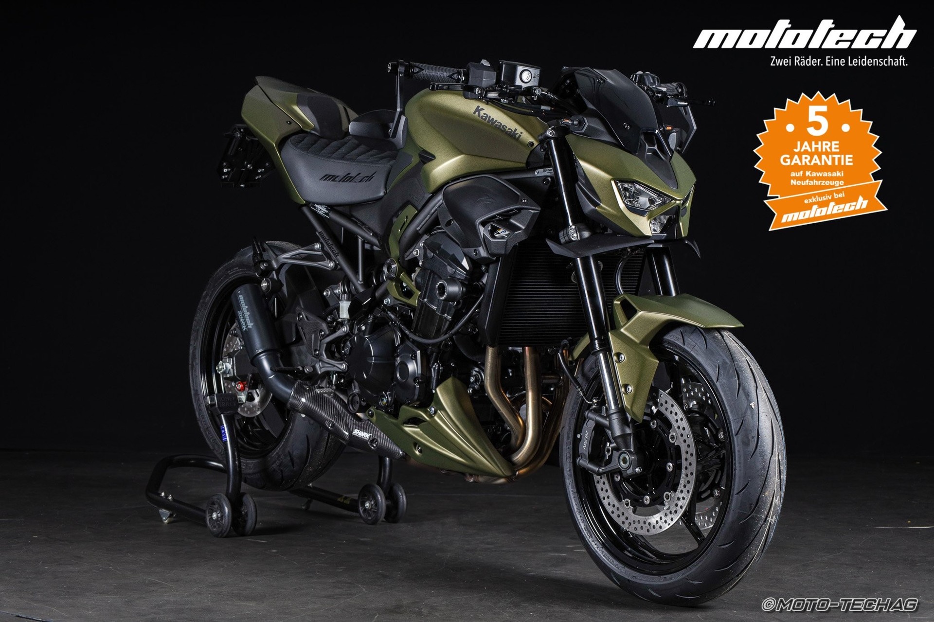 KAWASAKI Z 900 MY26 (35/91kW) STAGE 1 Army Beret