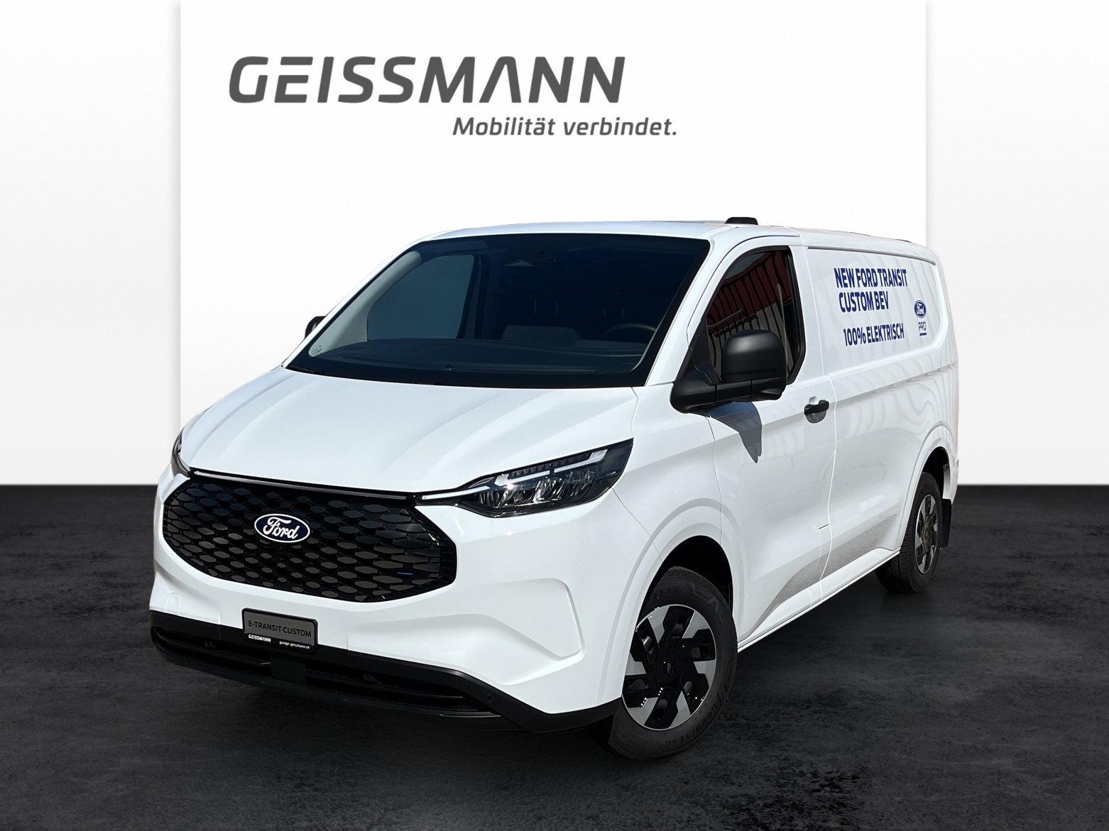 FORD E-Transit Custom Van 320 L1 74 kWh Trend Elektro-image-0